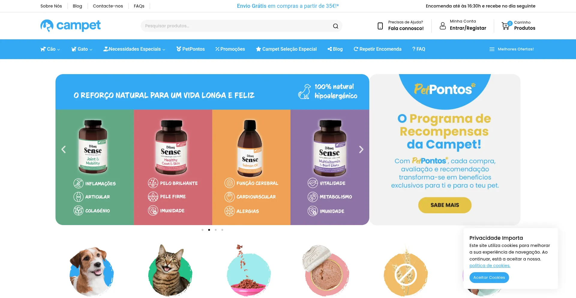 Campet.pt Screenshot