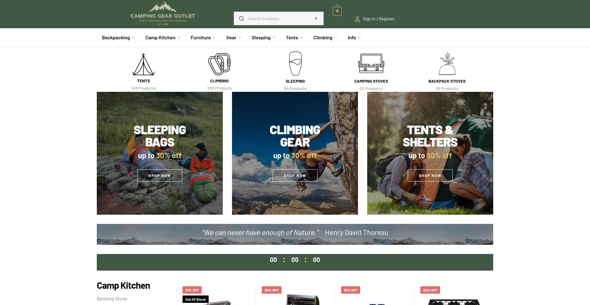 Campinggearoutlet.com