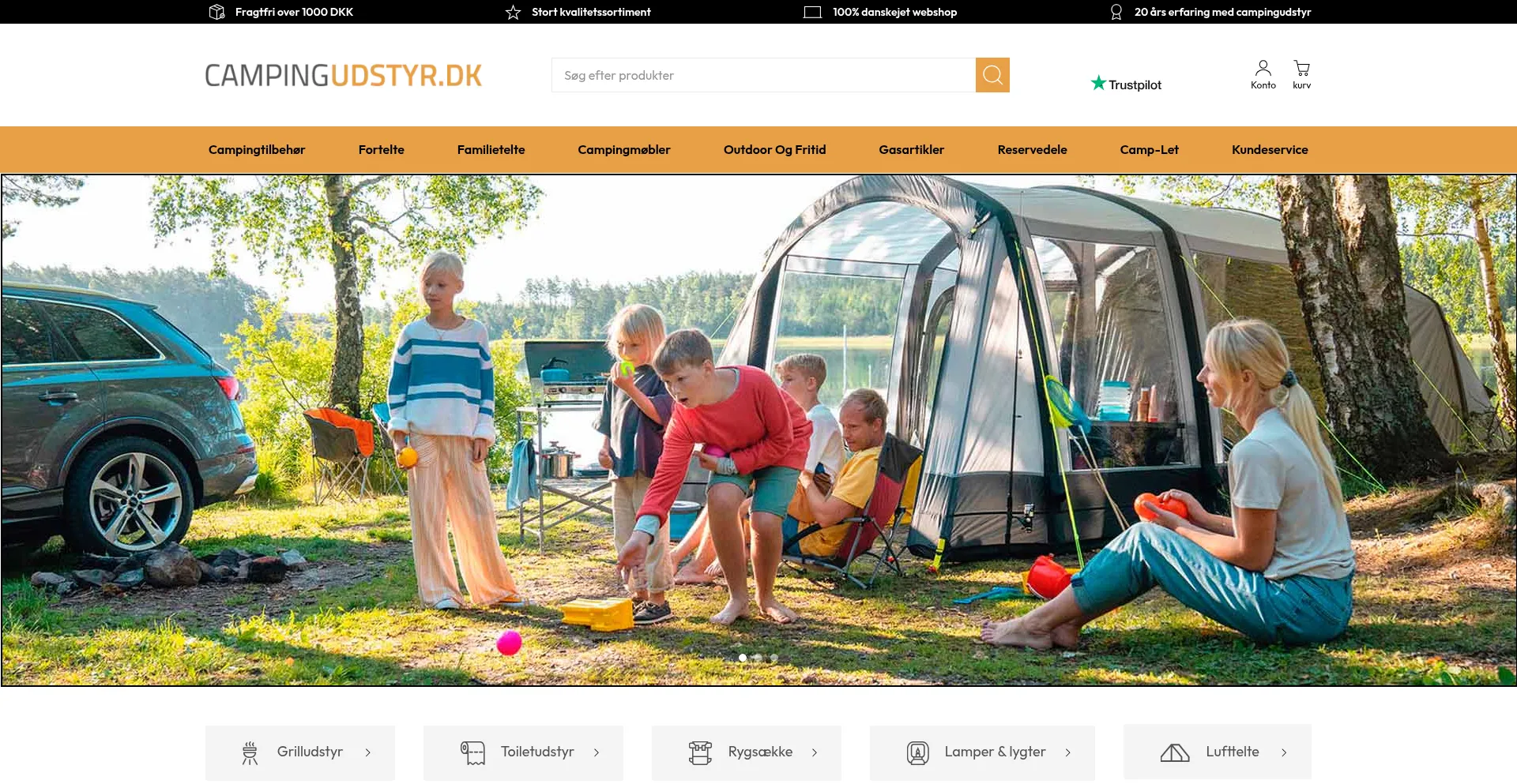 Campingudstyr.dk 安全可靠吗？
