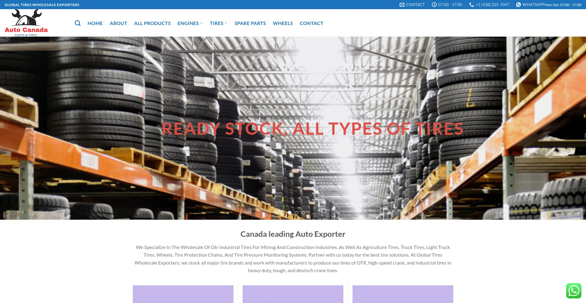 Canadaexporttiresltd.com