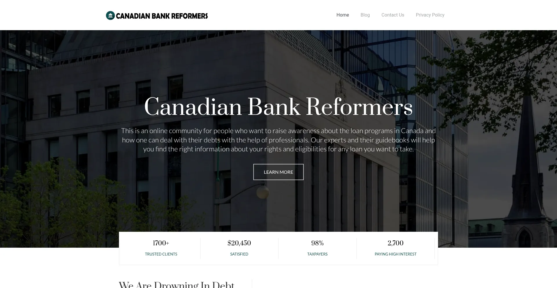 Canadianbankreformers.ca