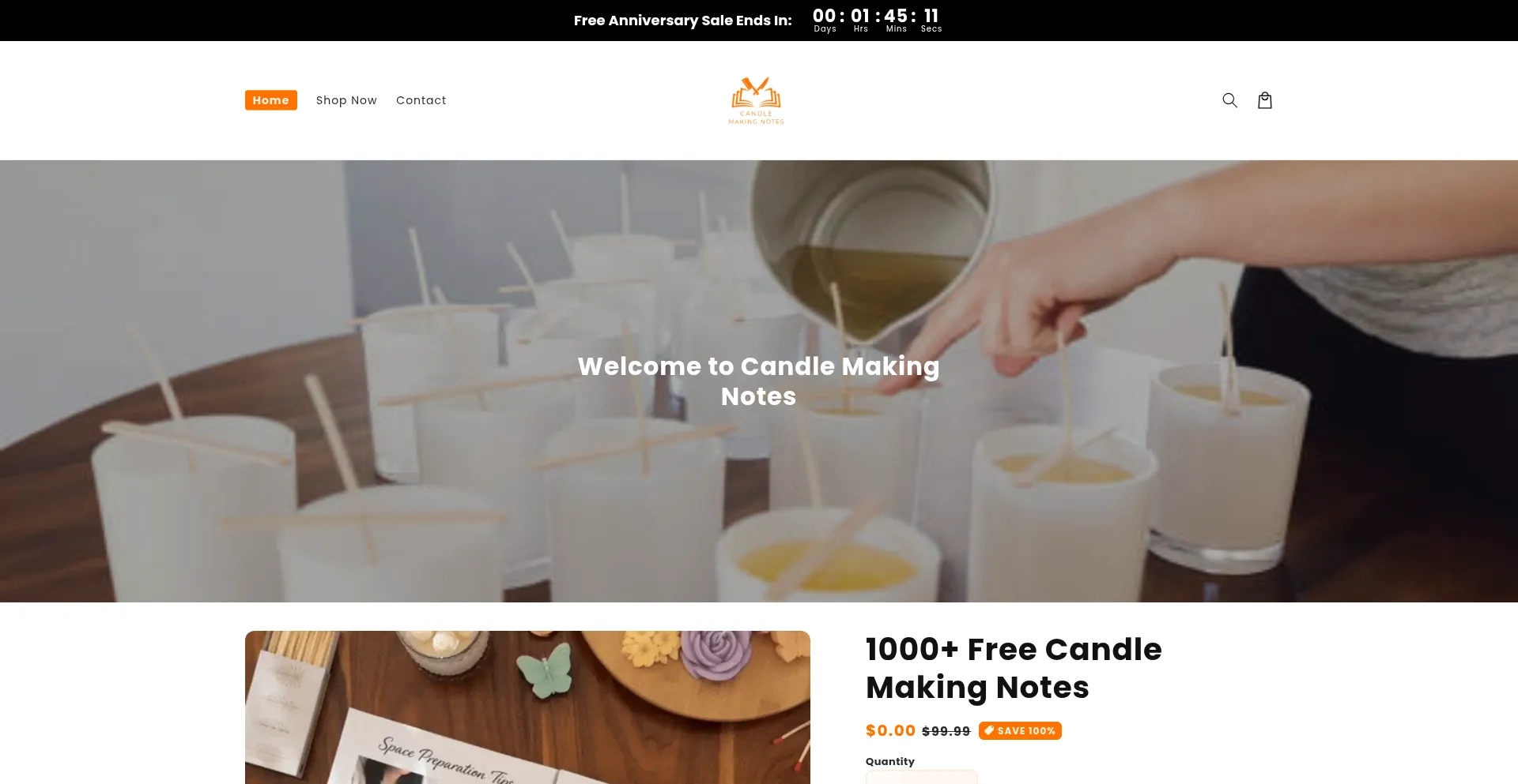 Candle-quest.com Screenshot