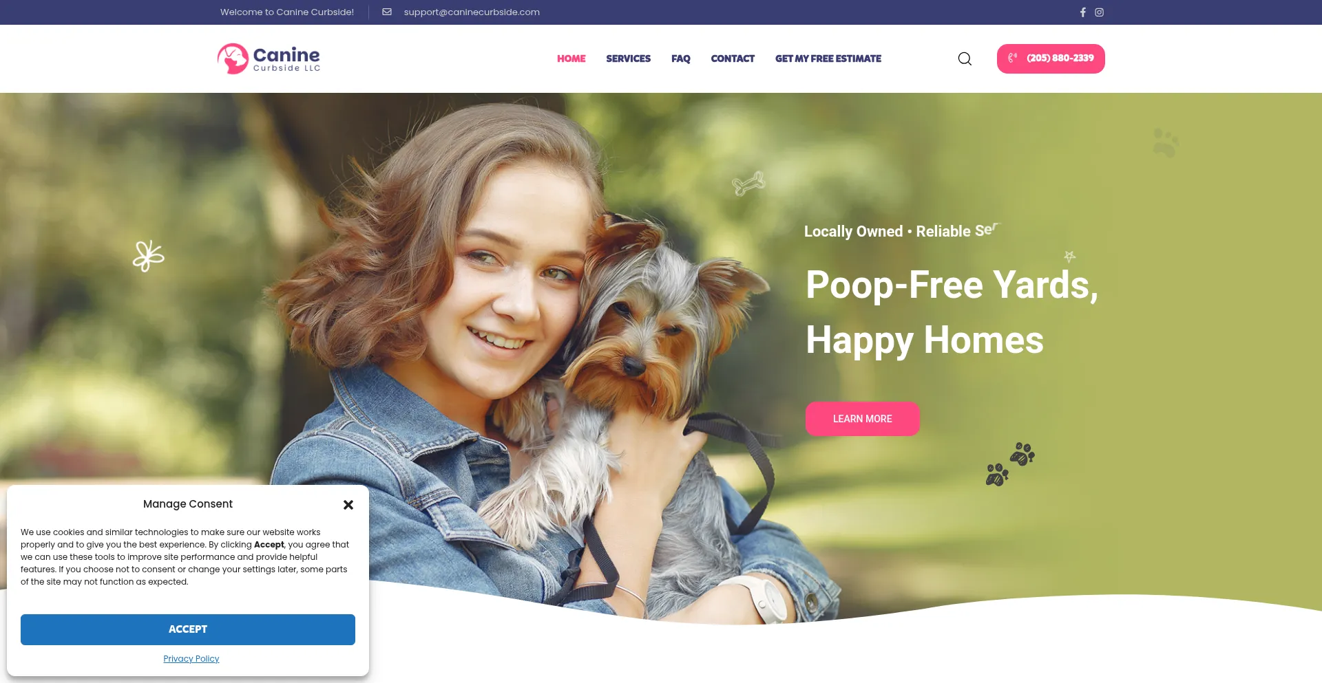 Caninecurbside.com 安全可靠吗？