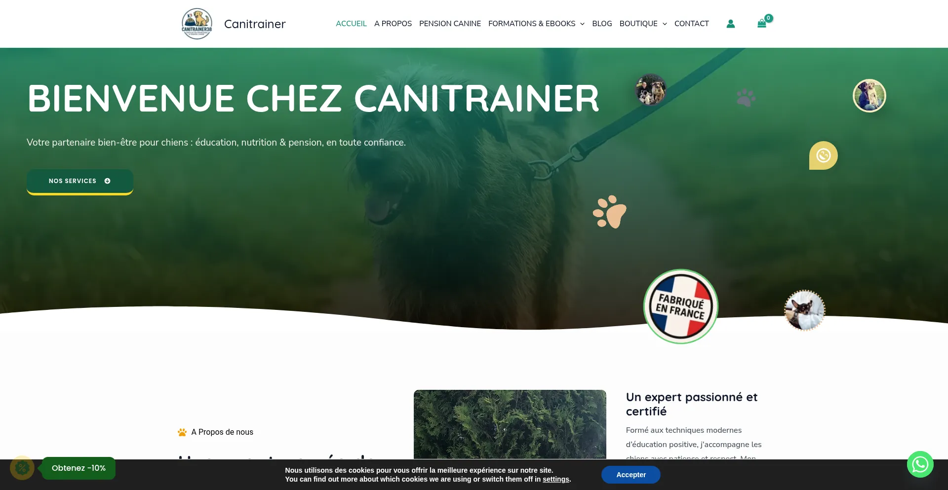 Canitrainer38.fr 安全可靠吗？