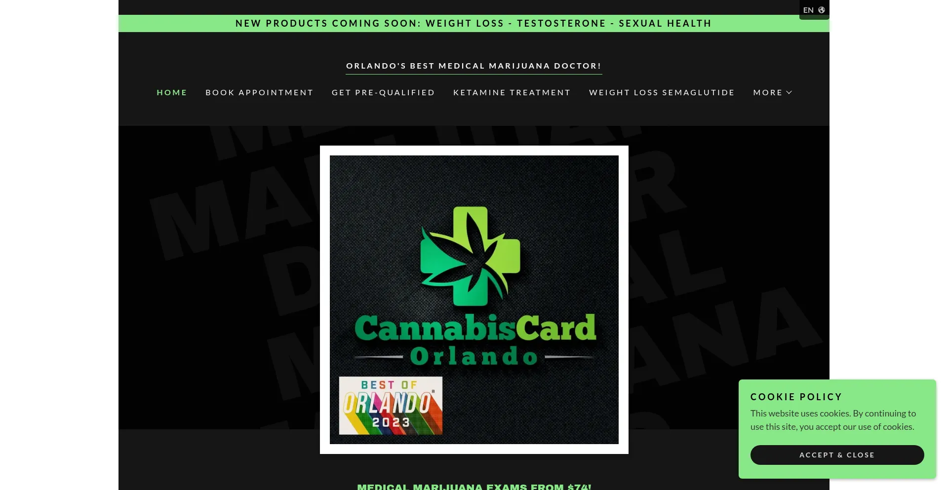 Cannabiscardorlando.com 安全可靠吗？