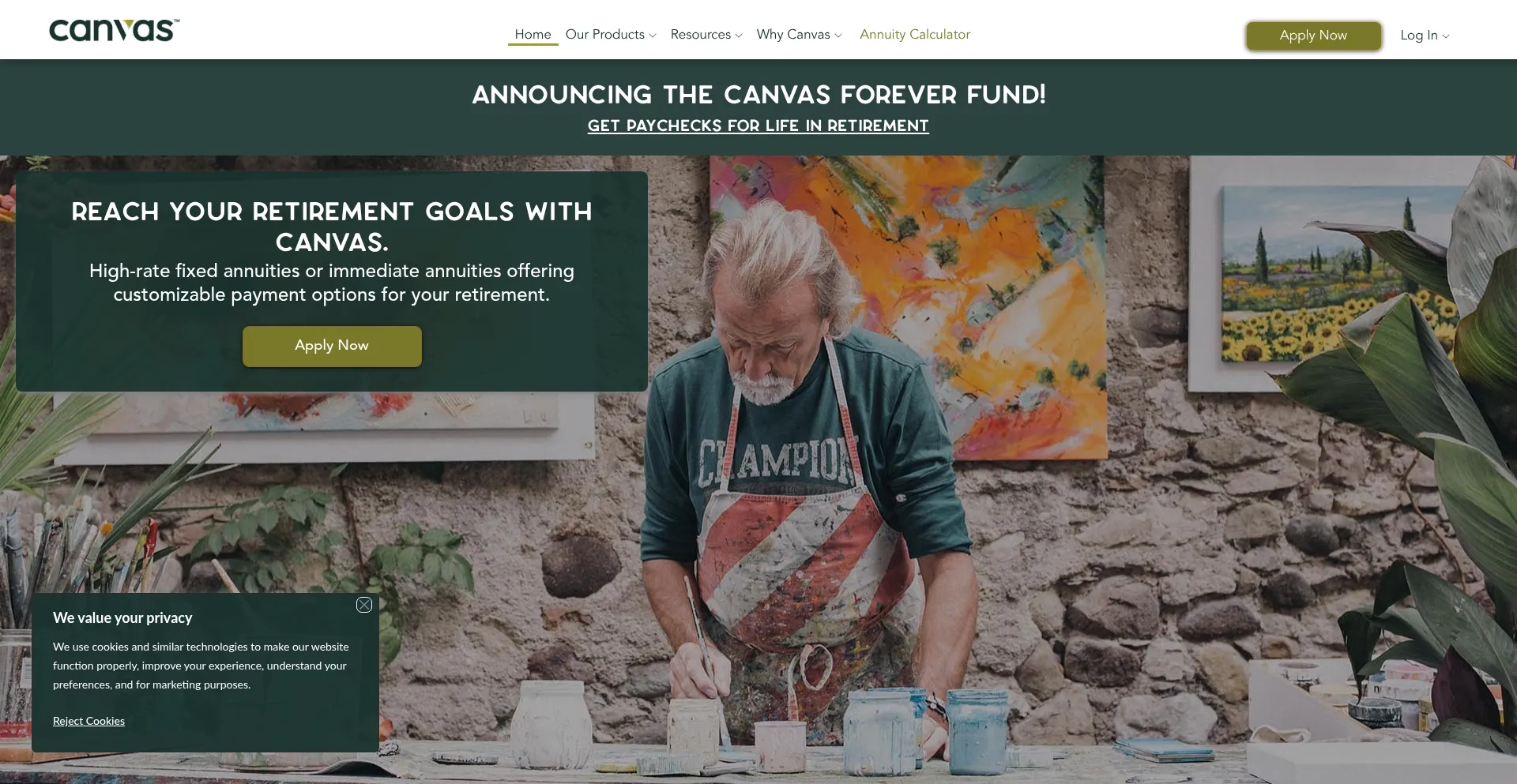 Canvasannuity.com 安全可靠吗？