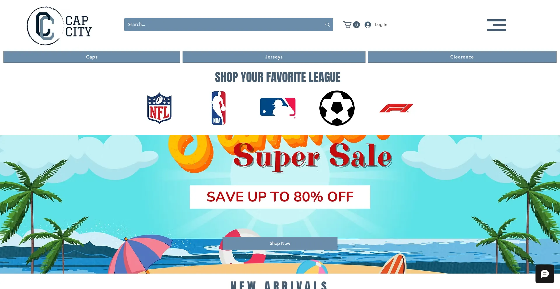 Website screenshot of Capcity.co.za
