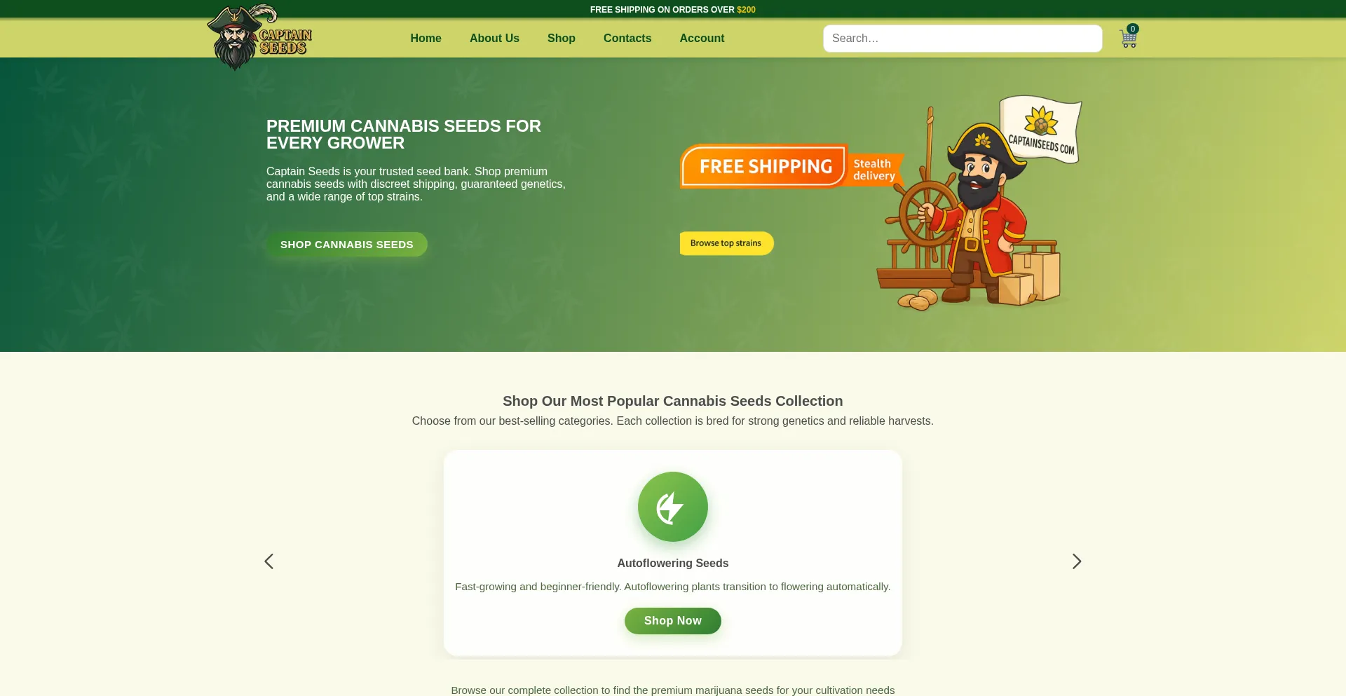 Captainseeds.com 安全可靠吗？