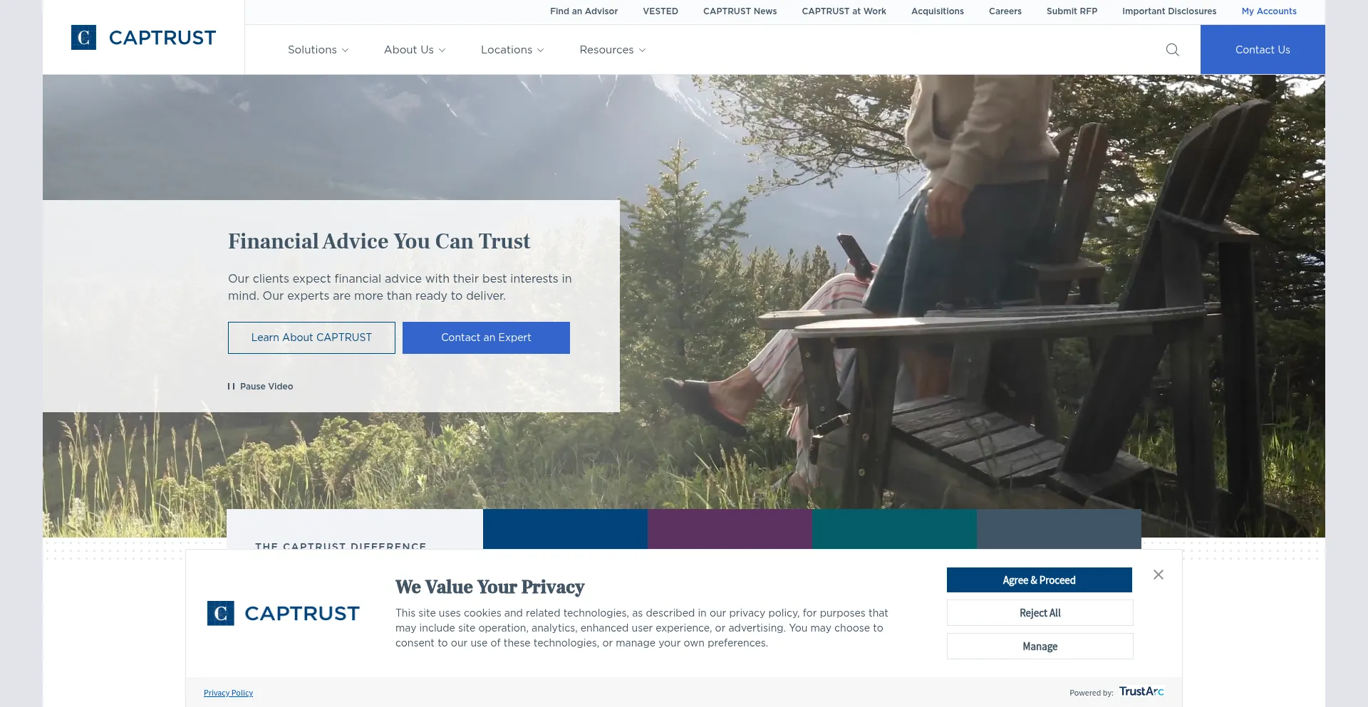 Captrust.com Screenshot