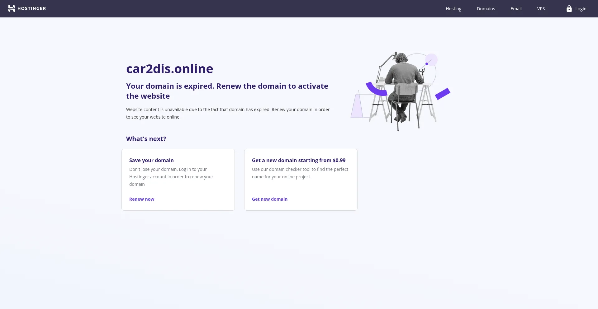 Website screenshot of Car2dis.online