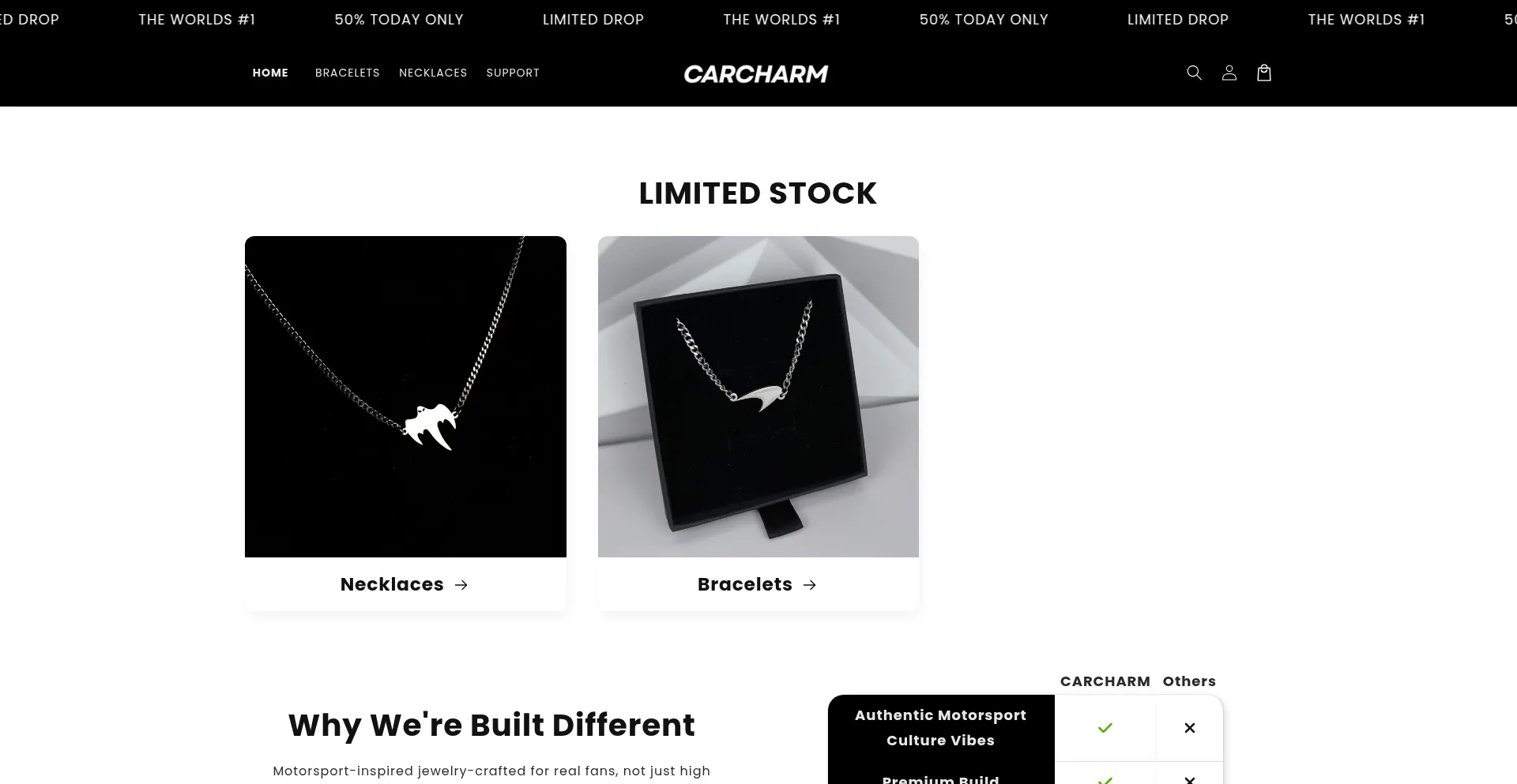 Carcharm.shop 安全可靠吗？