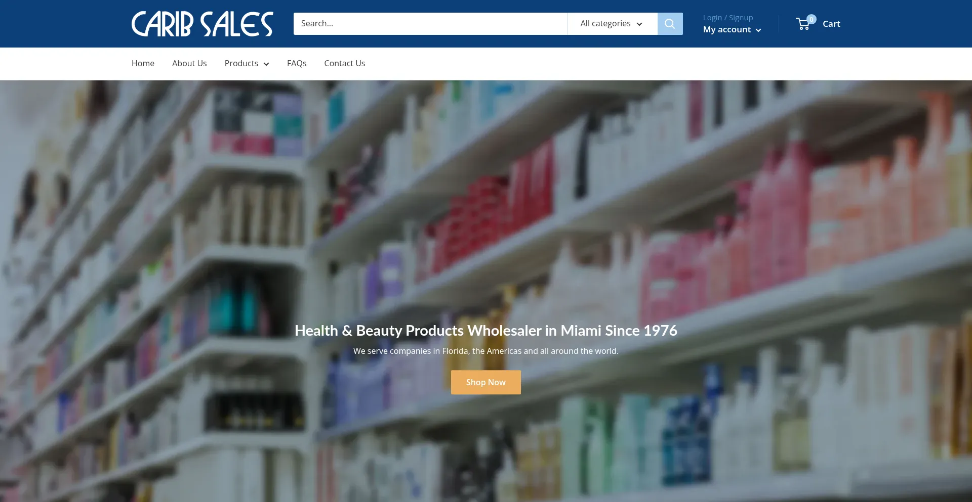 Caribsalesinc.com Screenshot