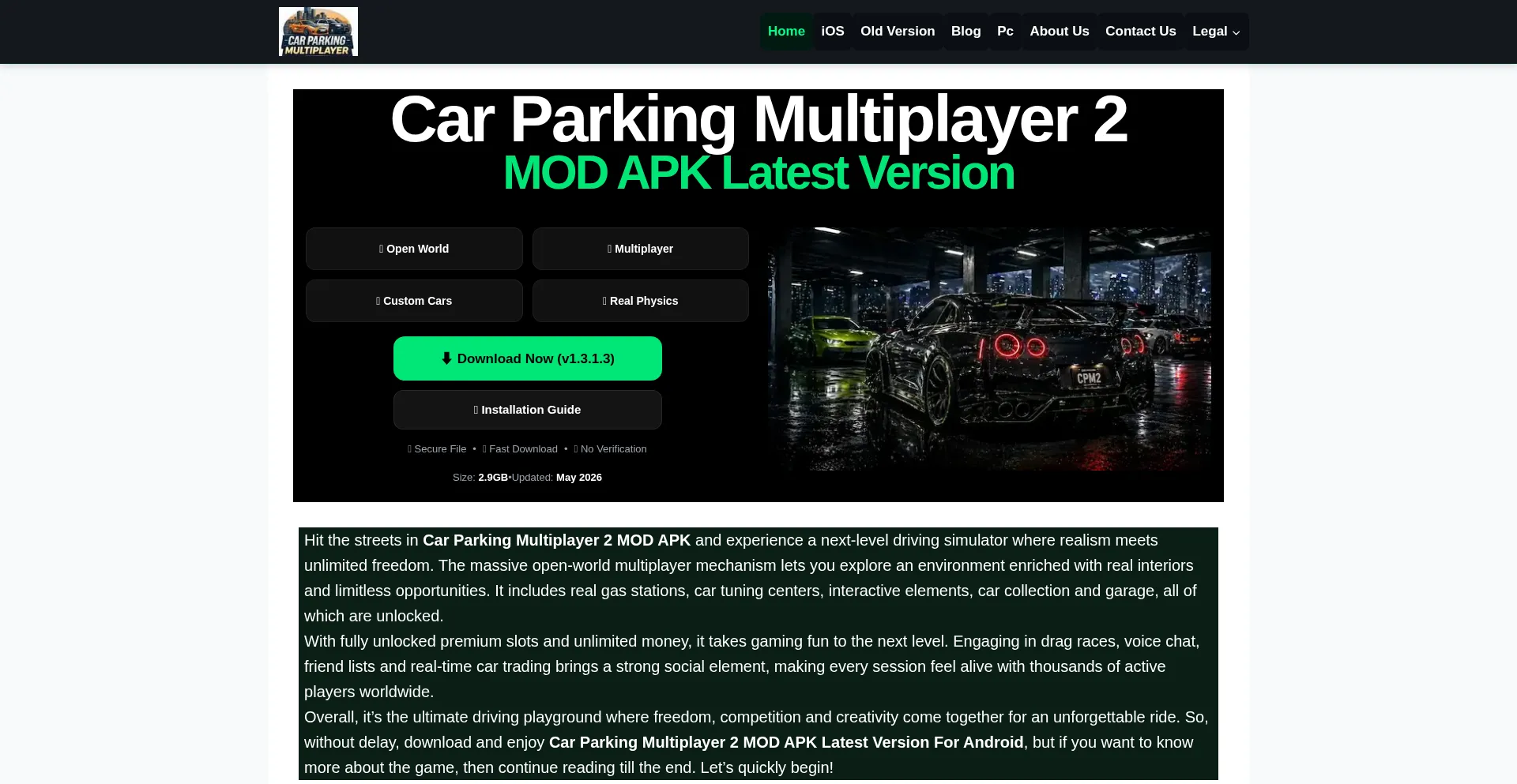 Carparkingmulti2modapk.com