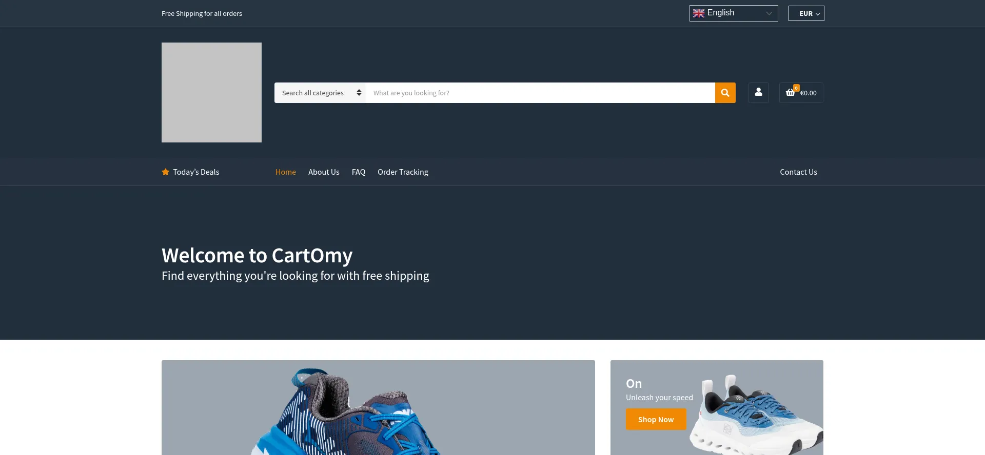 Website screenshot of Cartomy.com