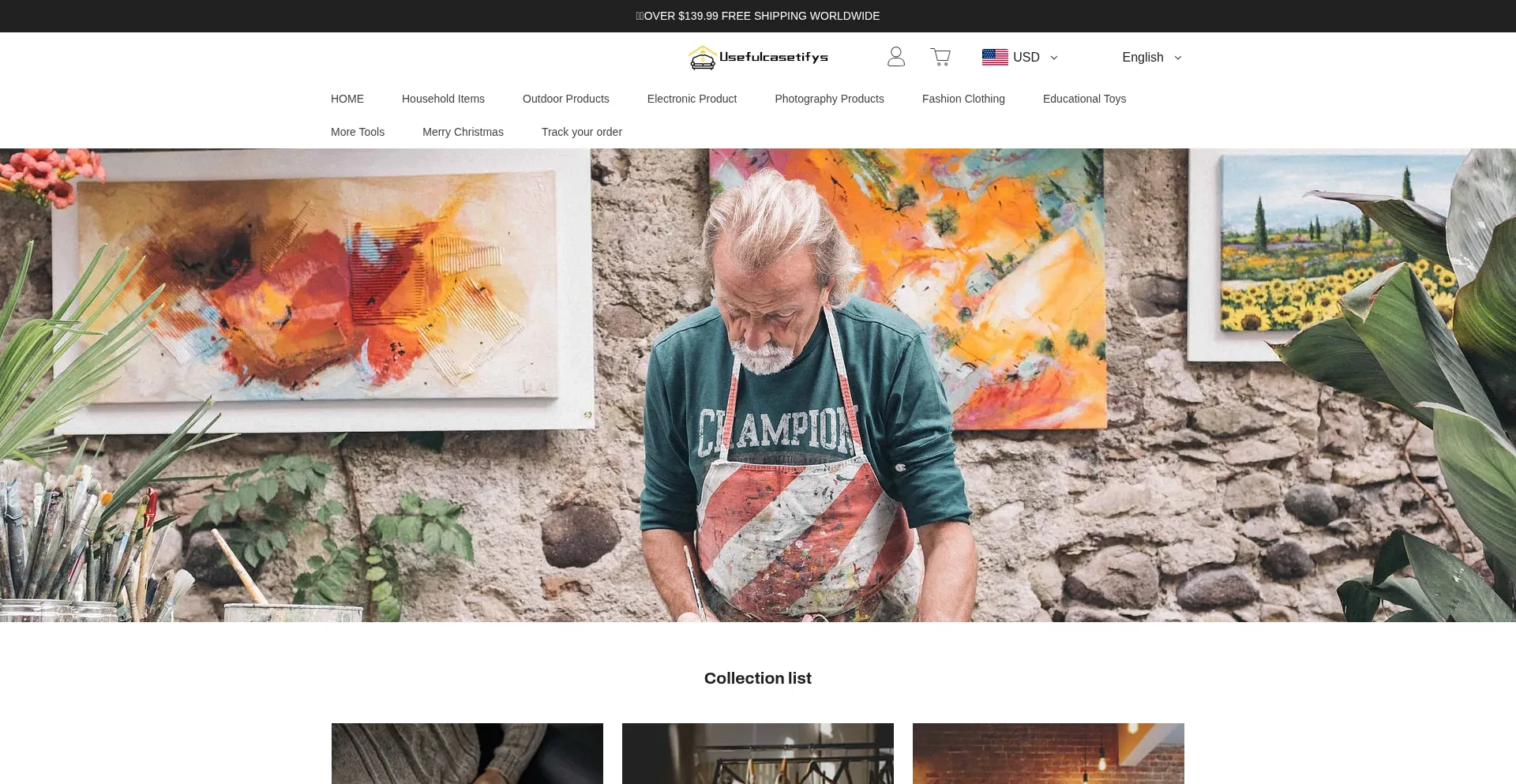 Website screenshot of Casetifys.com