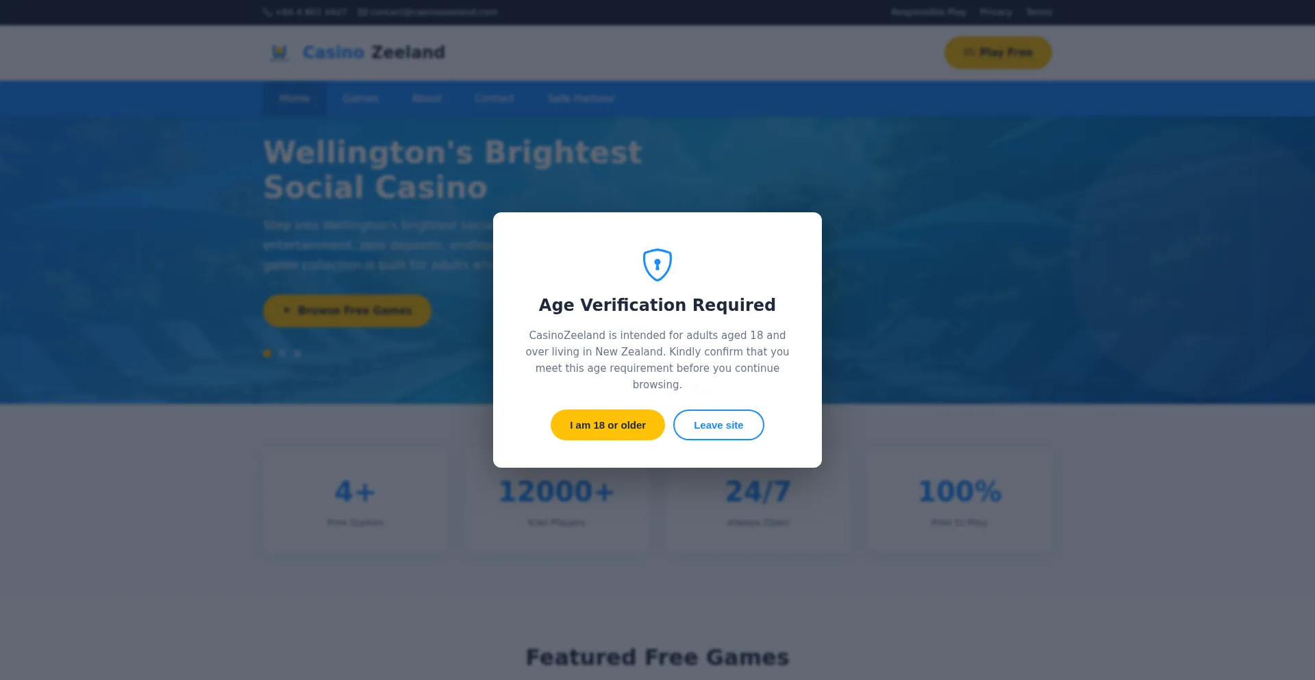 Casinozeeland.com
