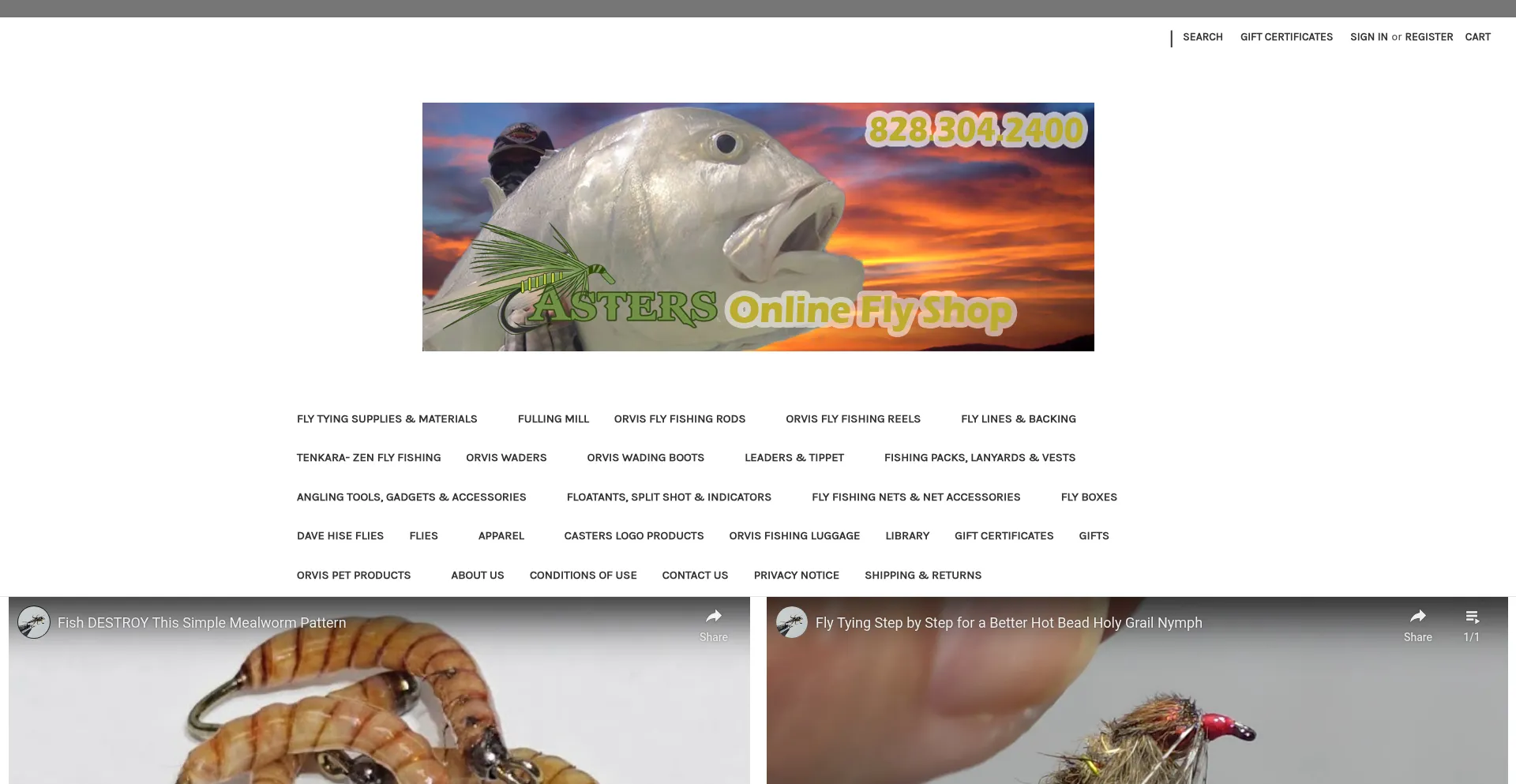 Castersonlineflyshop.com