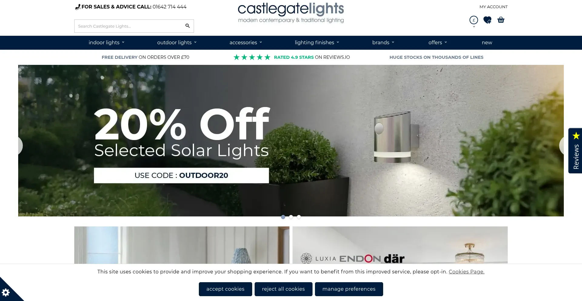 Castlegatelights.co.uk 安全可靠吗？
