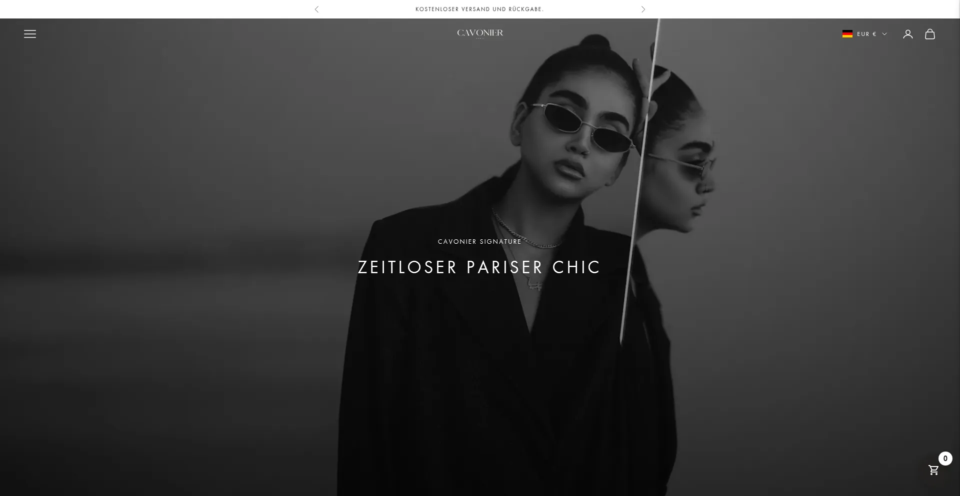 Website screenshot of Cavonier.de