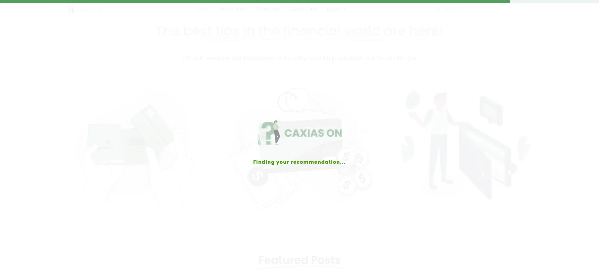 Website screenshot of Caxiason.com.br