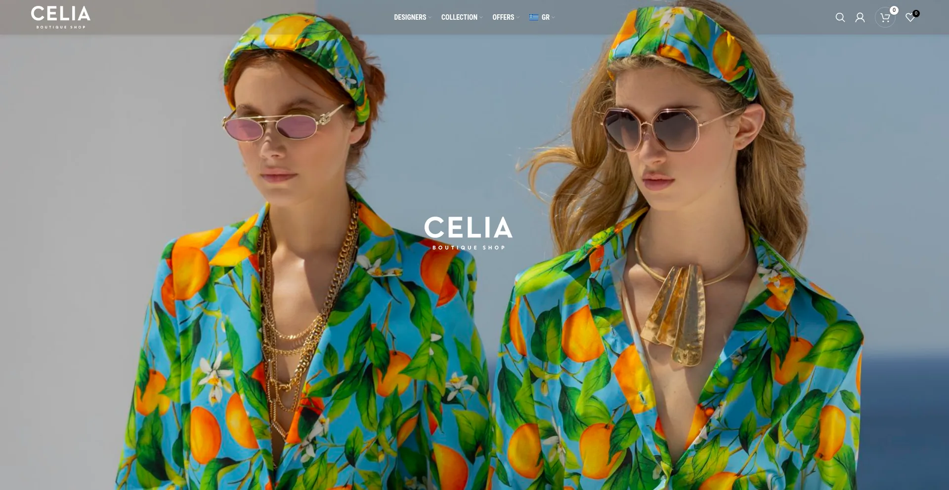 Website screenshot of Celiaboutique.gr