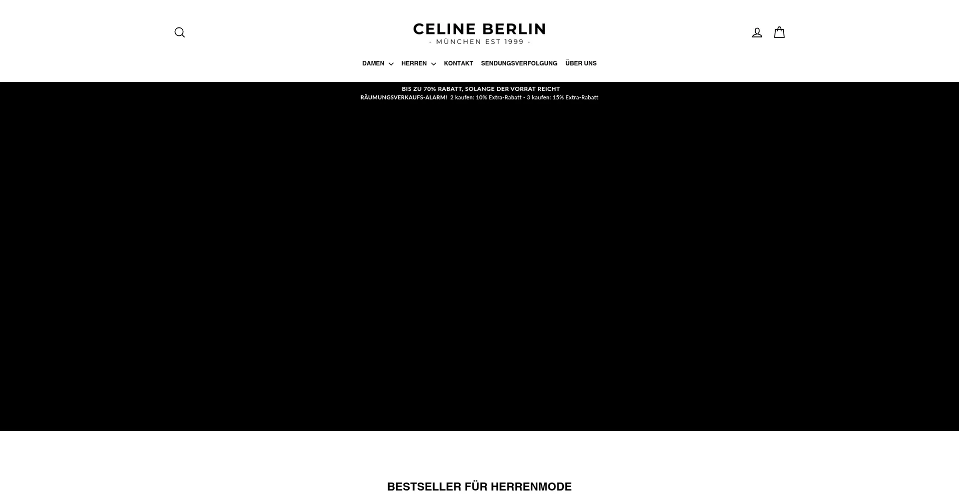 Website screenshot of Celineberlin.com
