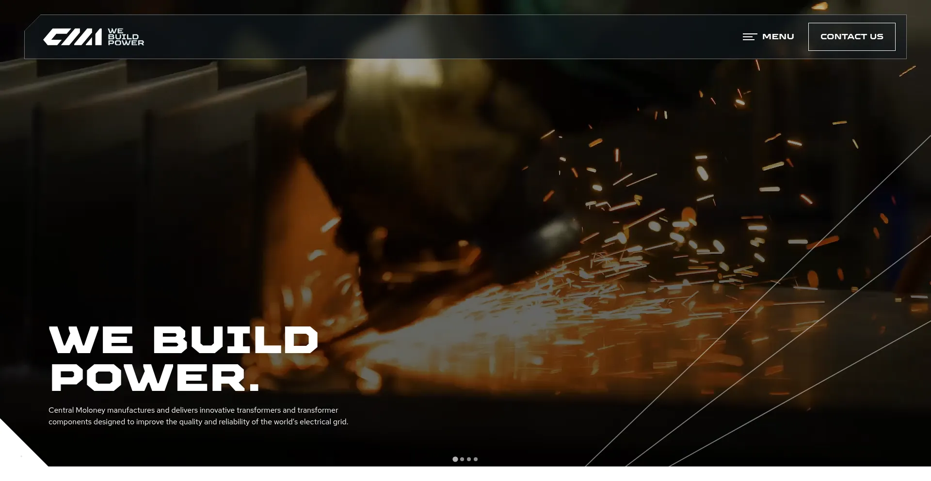 Website screenshot of Centralmoloneyinc.com