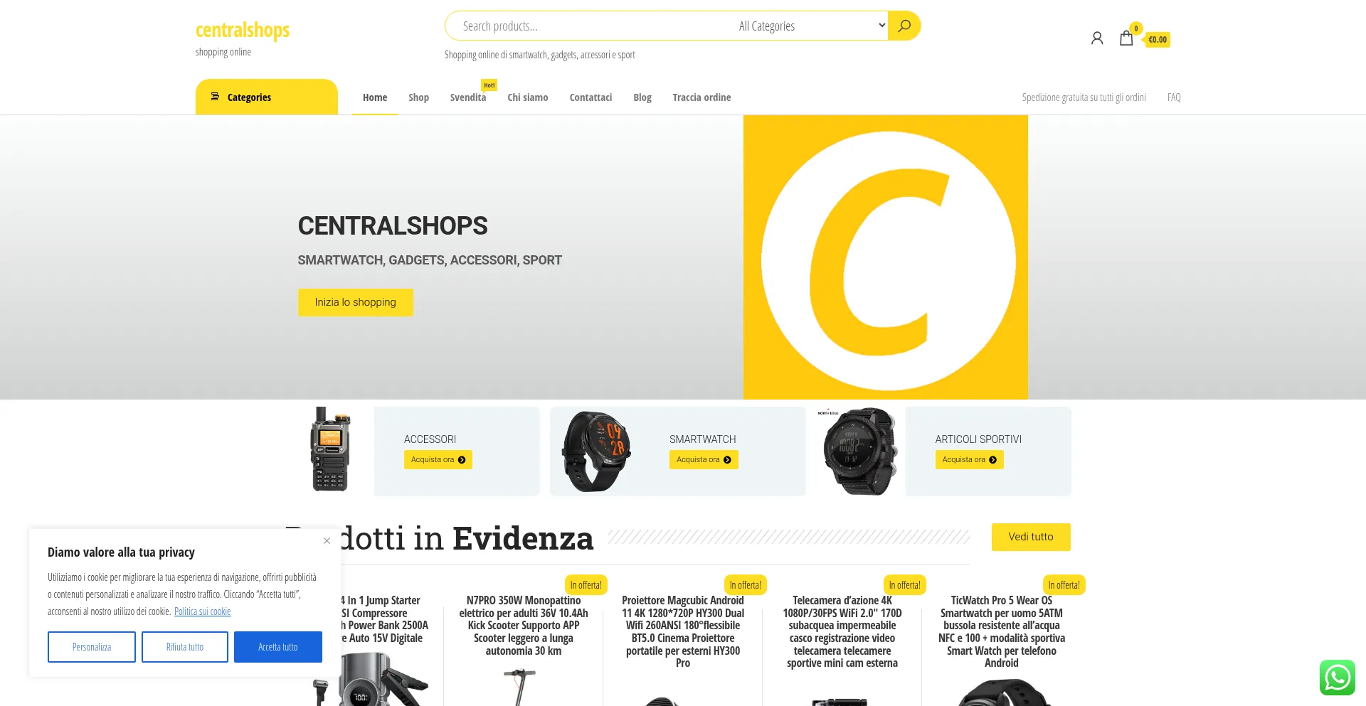 Centralshops.org Screenshot