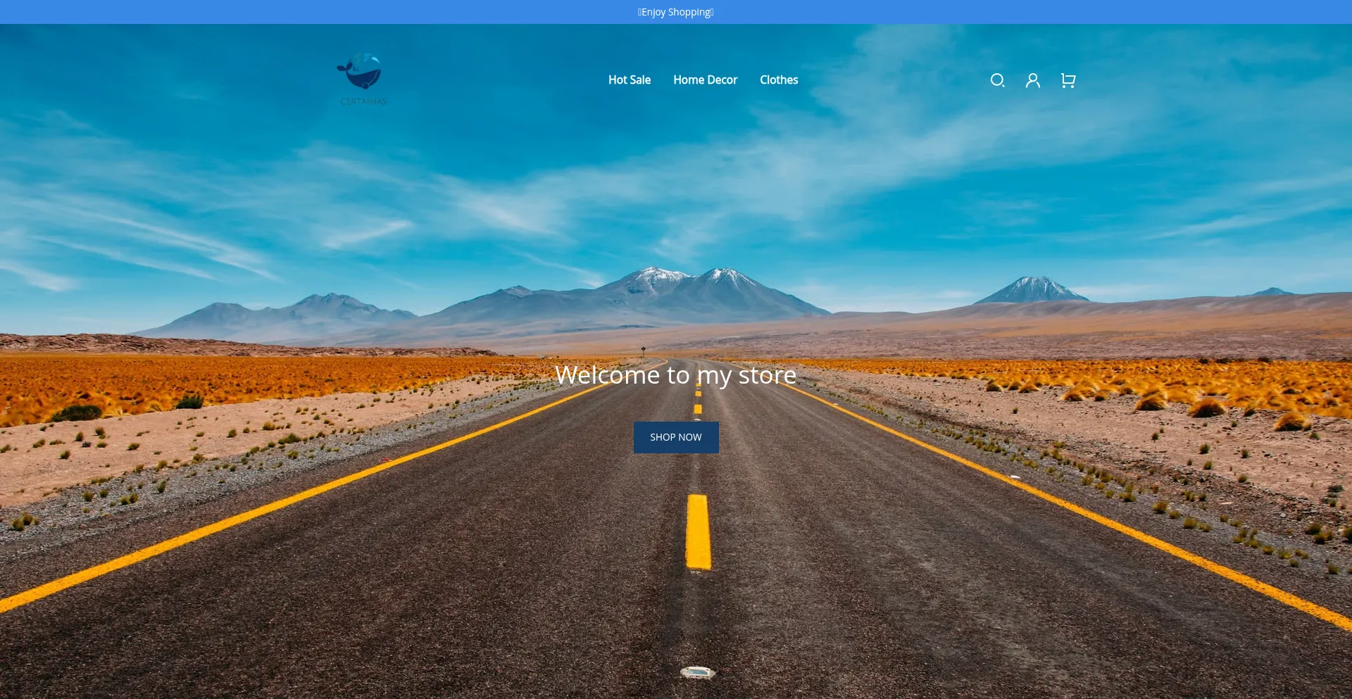 Website screenshot of Certainas.com