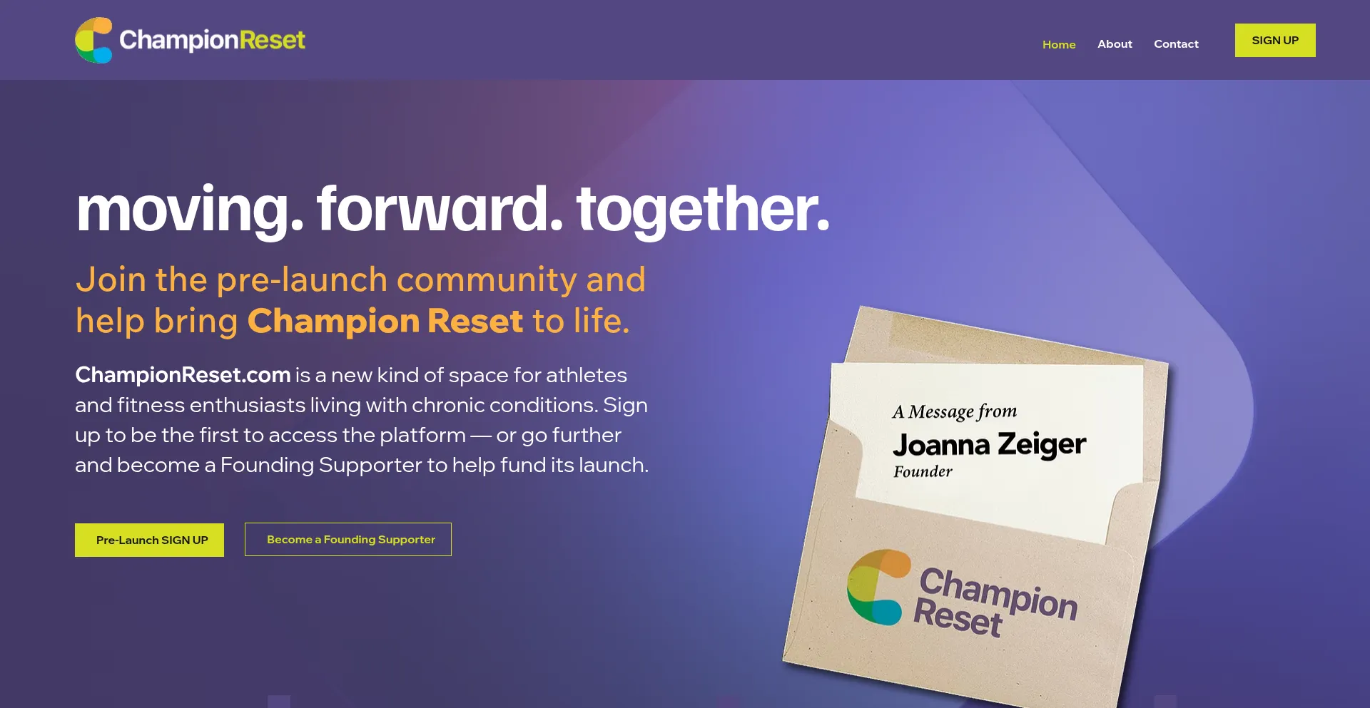 Website screenshot of Championreset.com