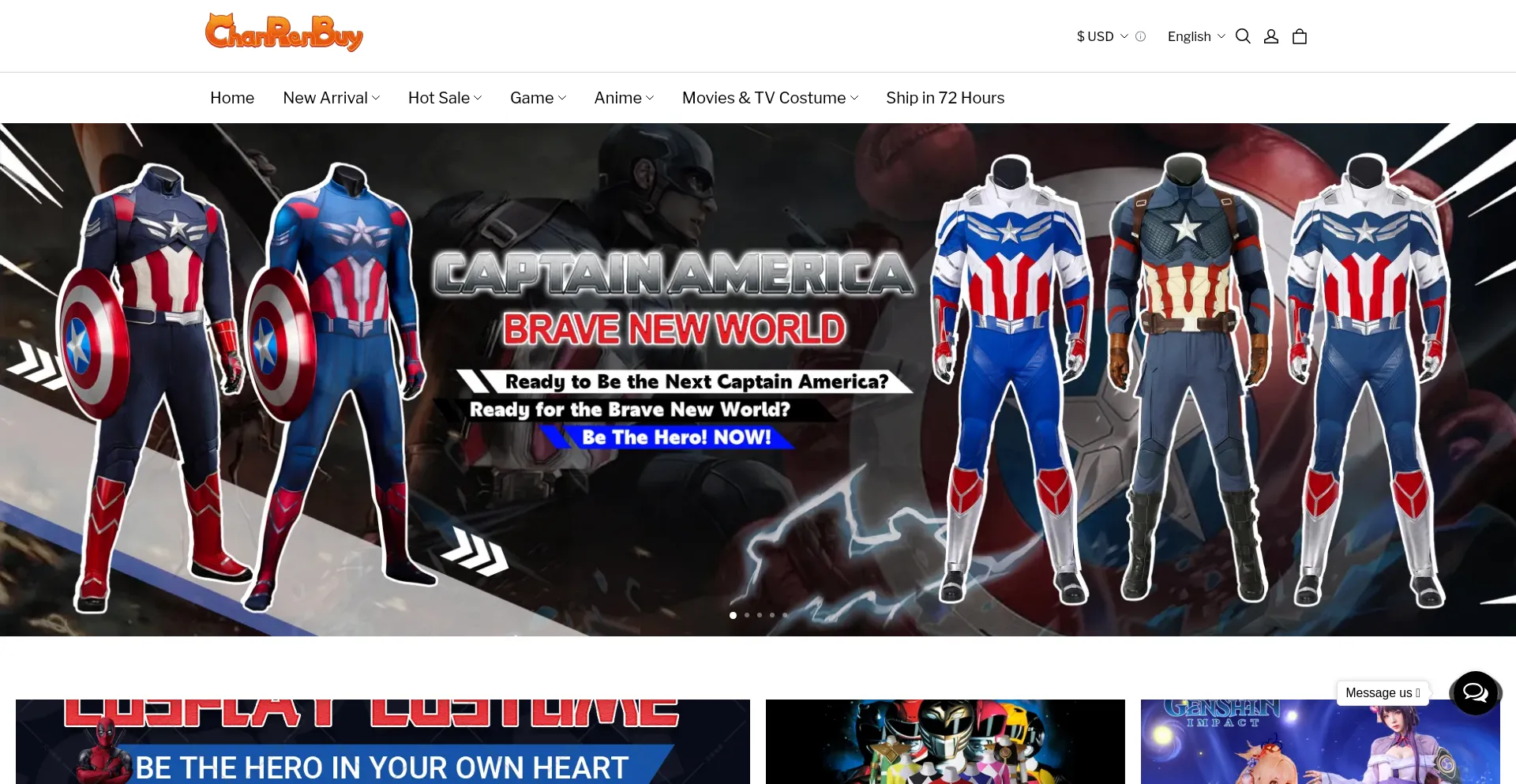 Chaorenbuy.com Screenshot