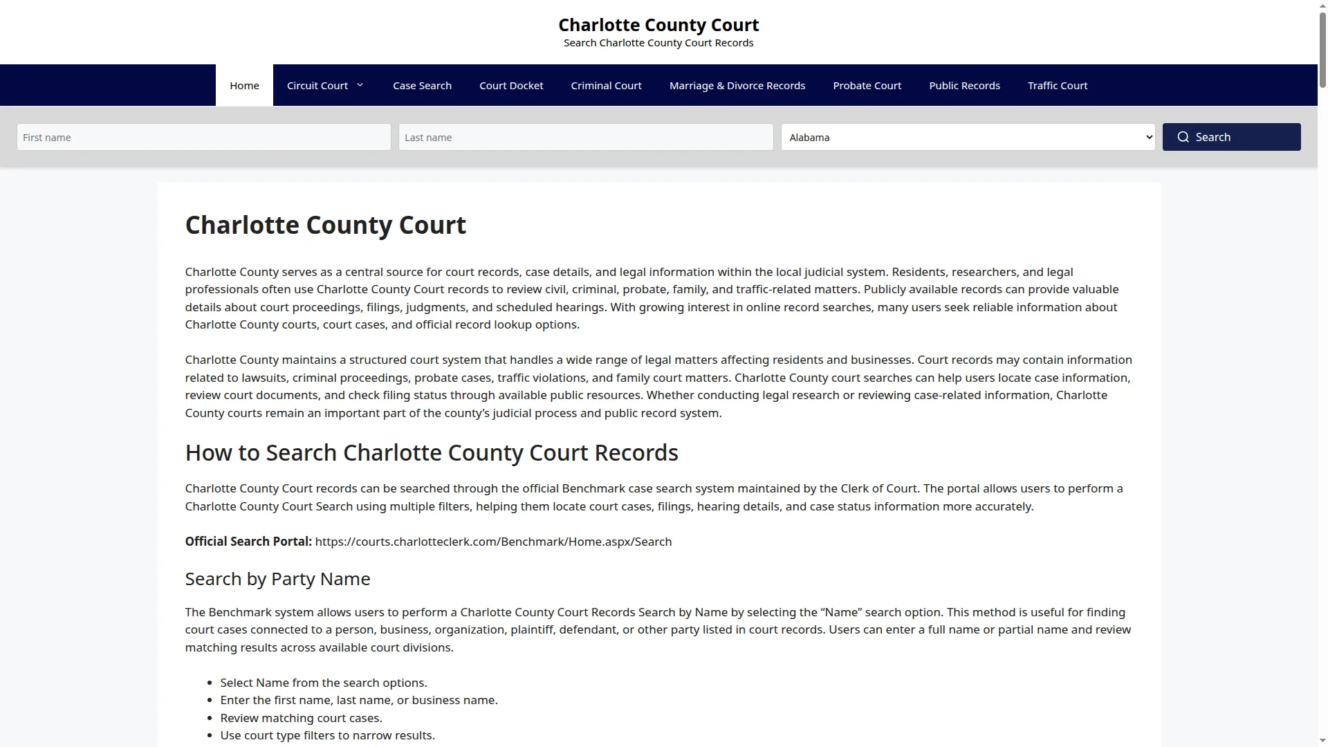 Charlottecountycourt.org