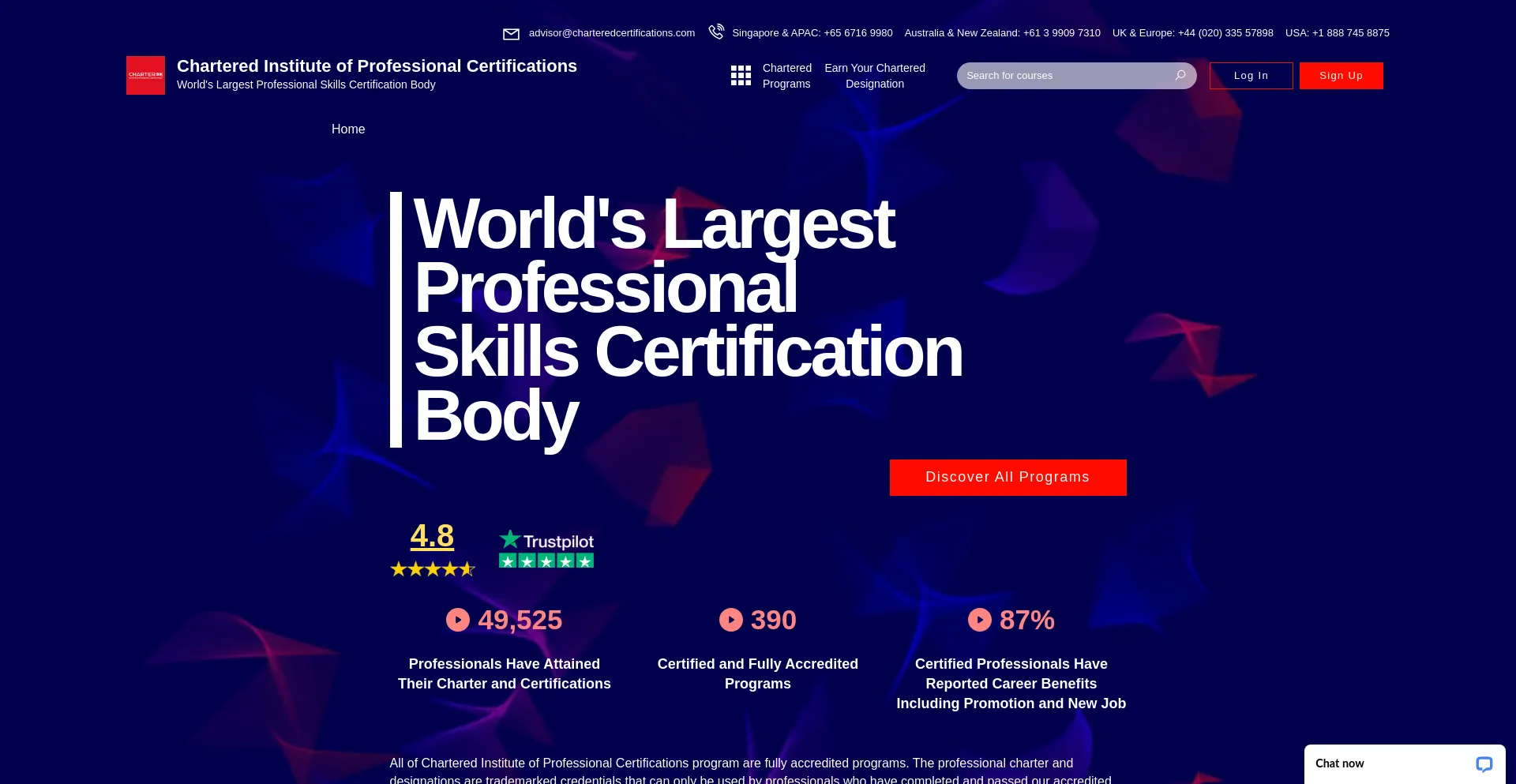 Charteredcertifications.com 安全可靠吗？