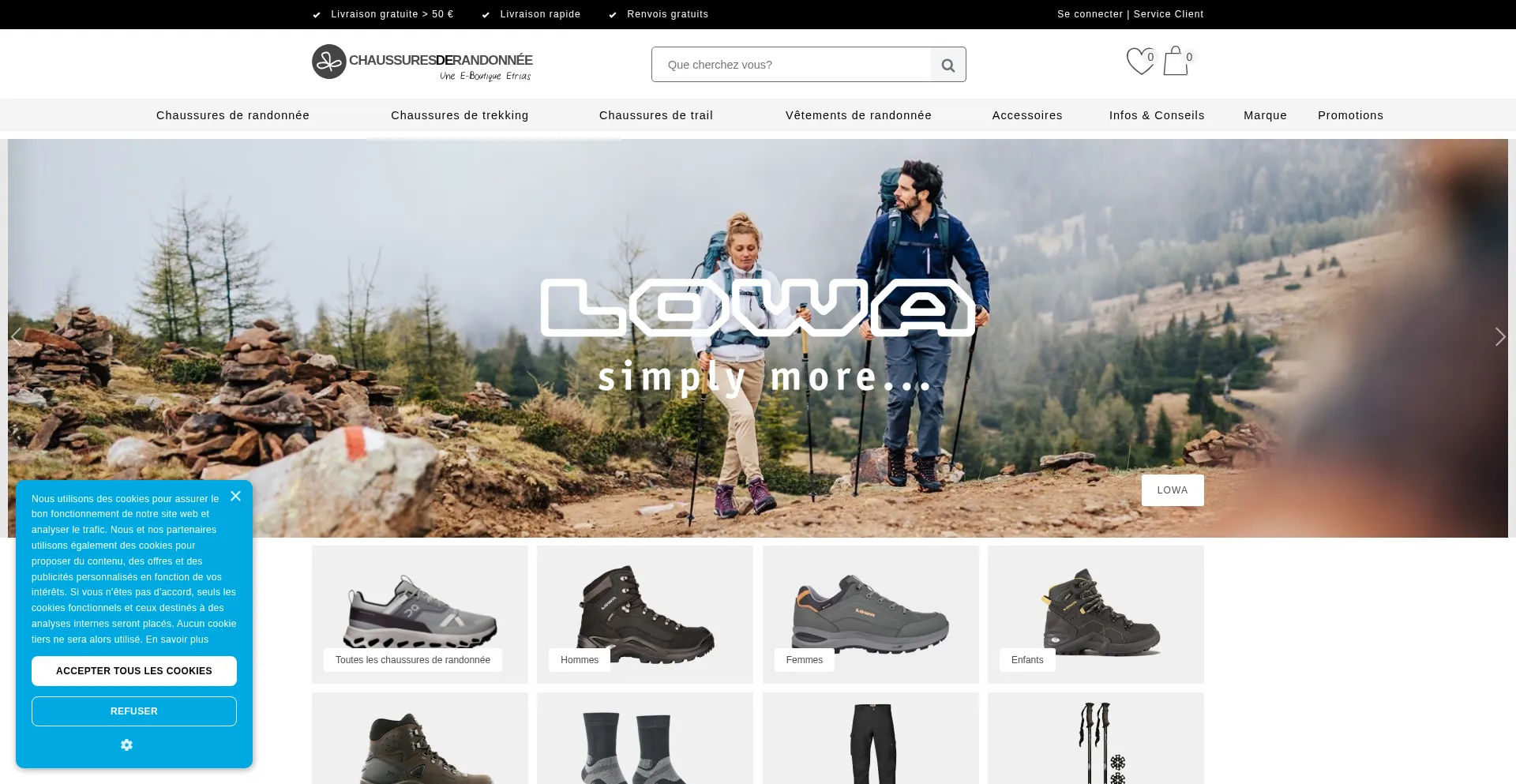 Chaussuresderandonnee.fr