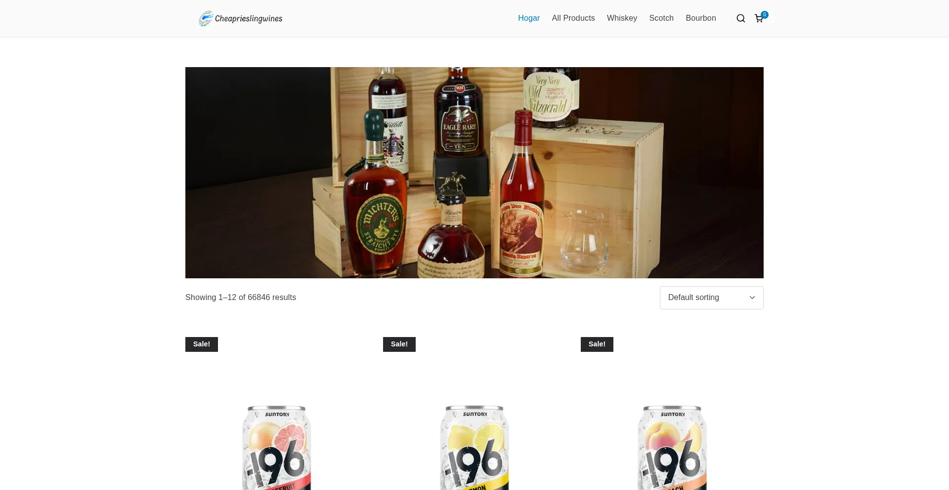 Website screenshot of Cheaprieslingwines.com