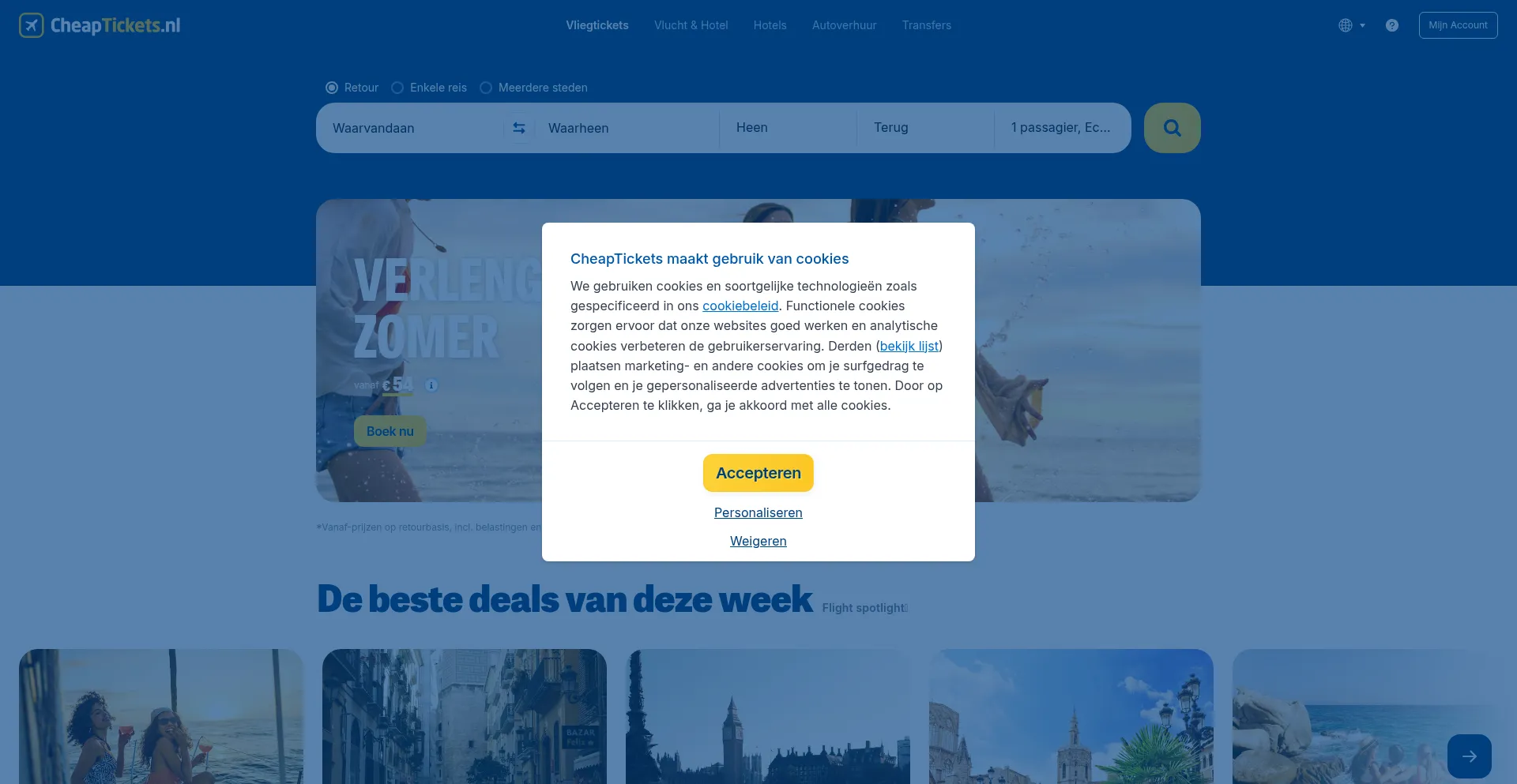 Cheaptickets.nl 安全可靠吗？