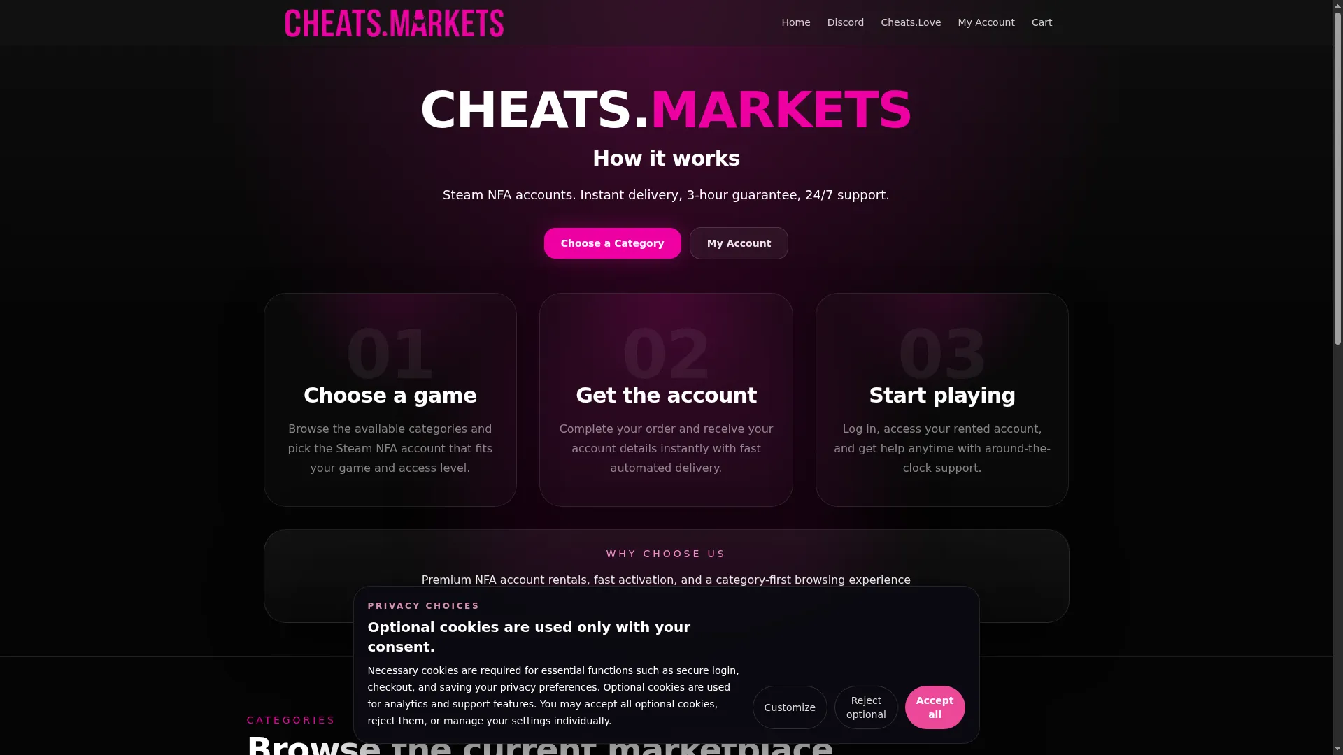 Cheats.markets