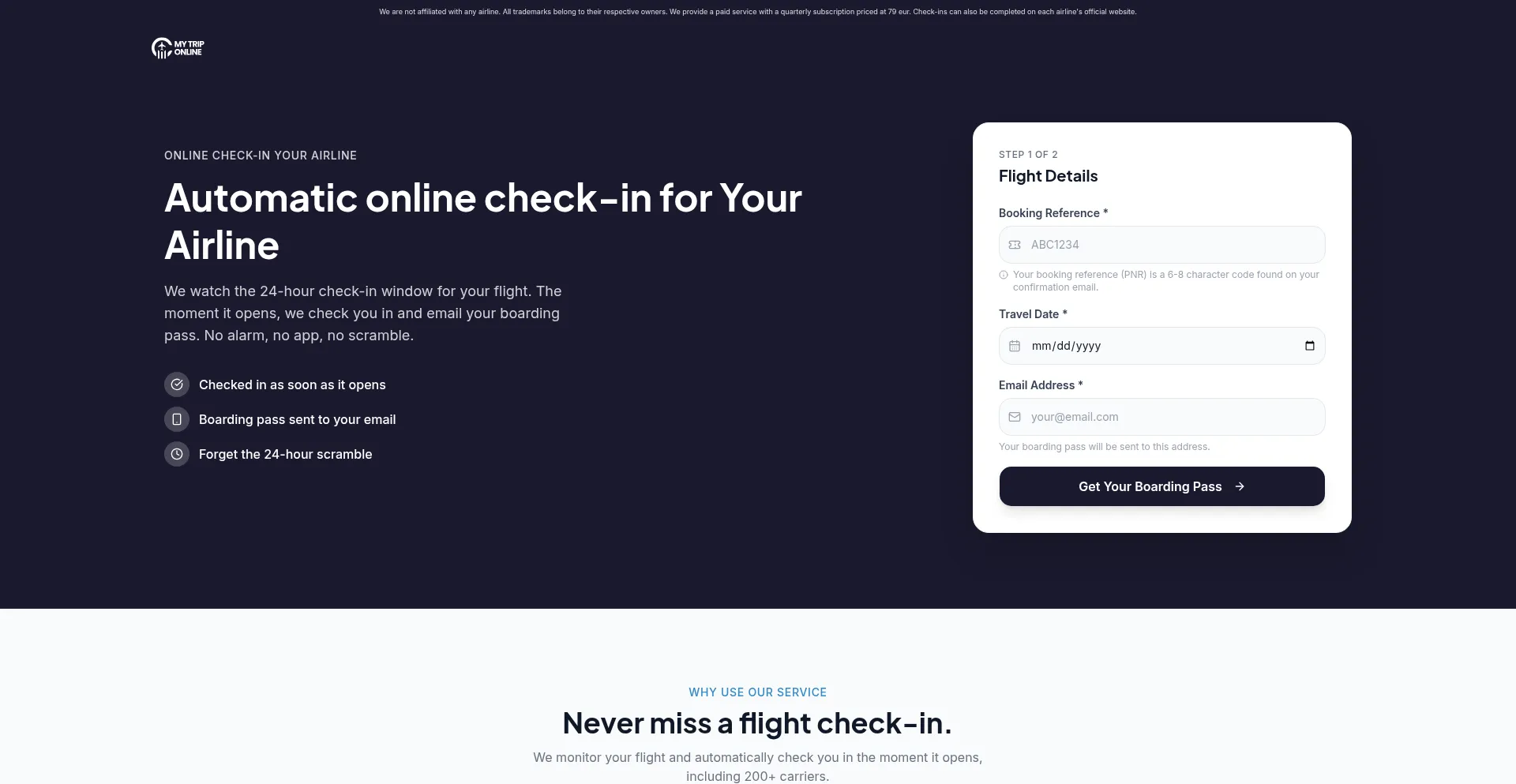 Checkin.my-trip-online.com