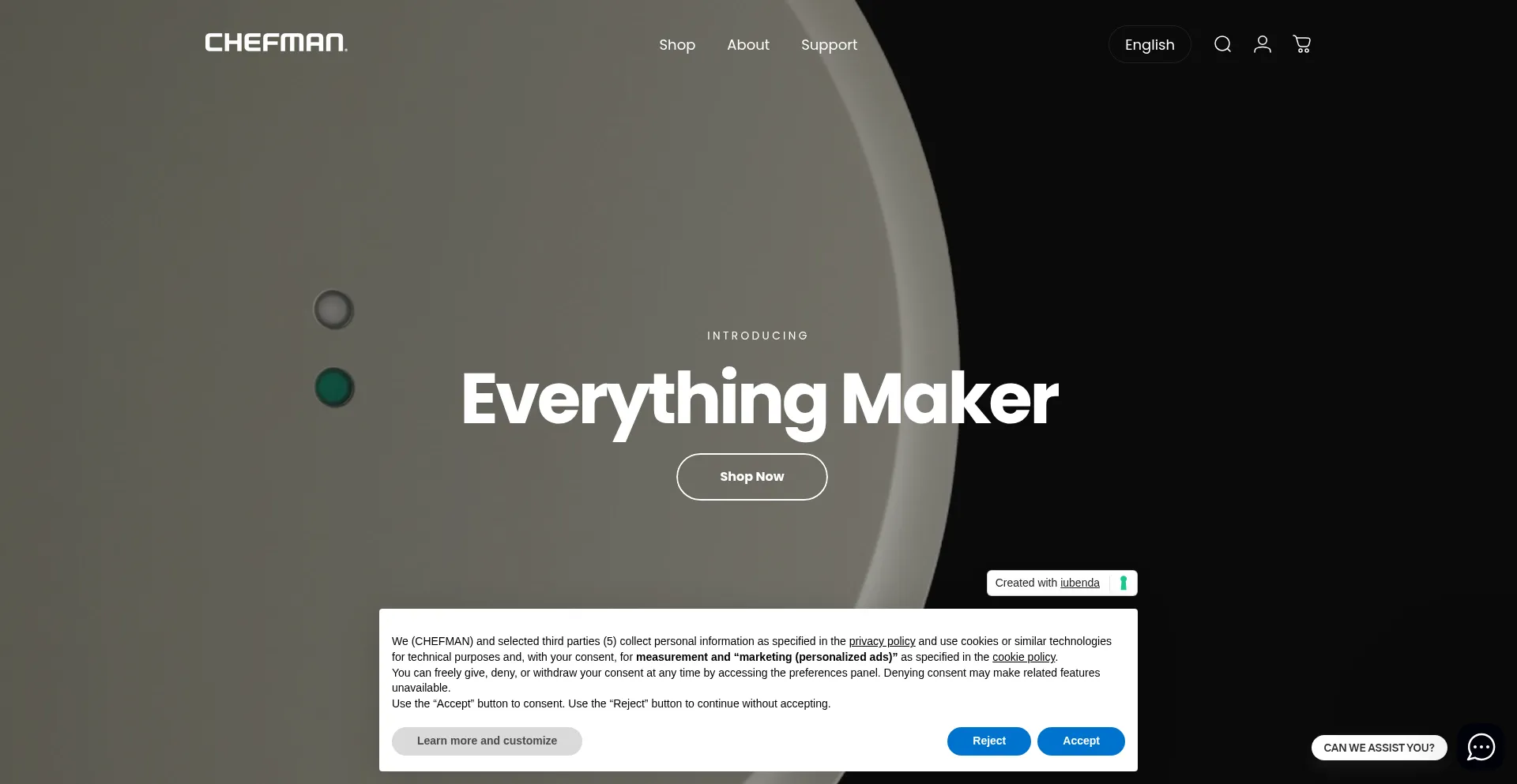 Chefman.com Screenshot