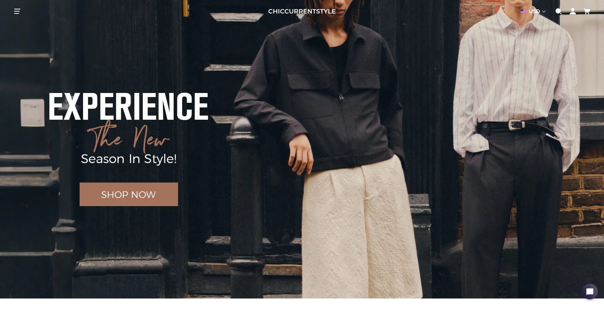 Website screenshot of Chiccurrentstyle.com