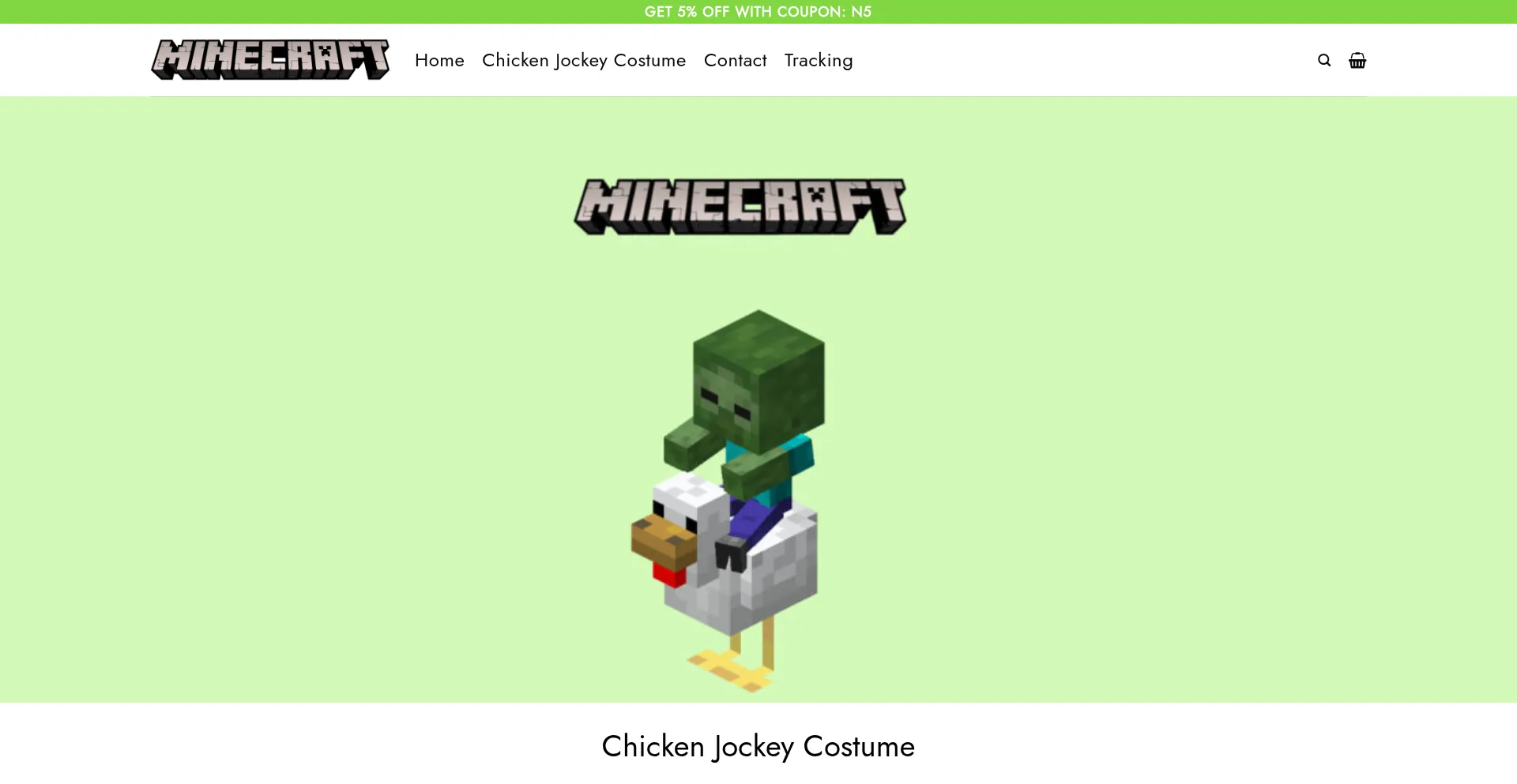 Chickenjockeycostume.com Screenshot