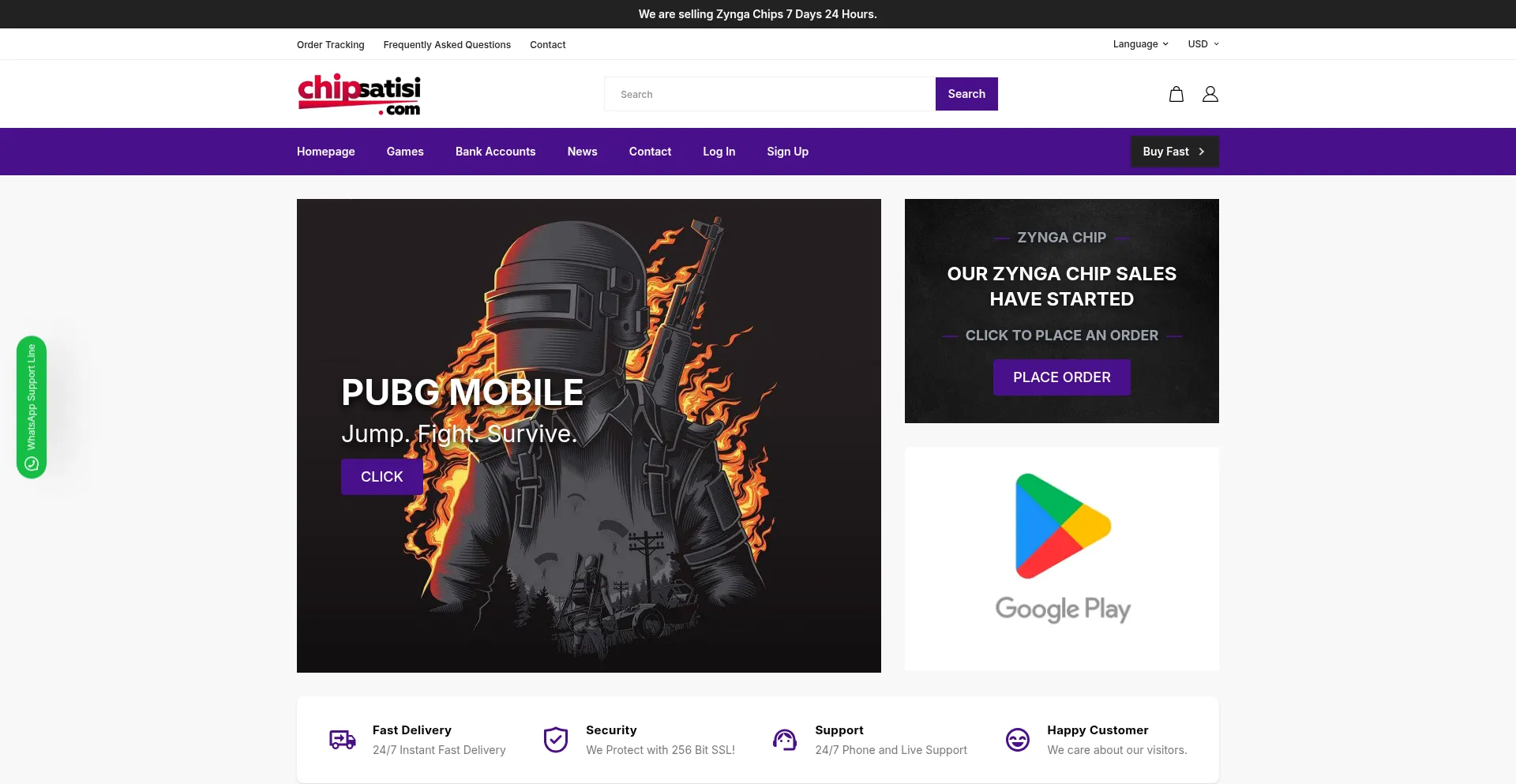 Chipsatisi.com Screenshot