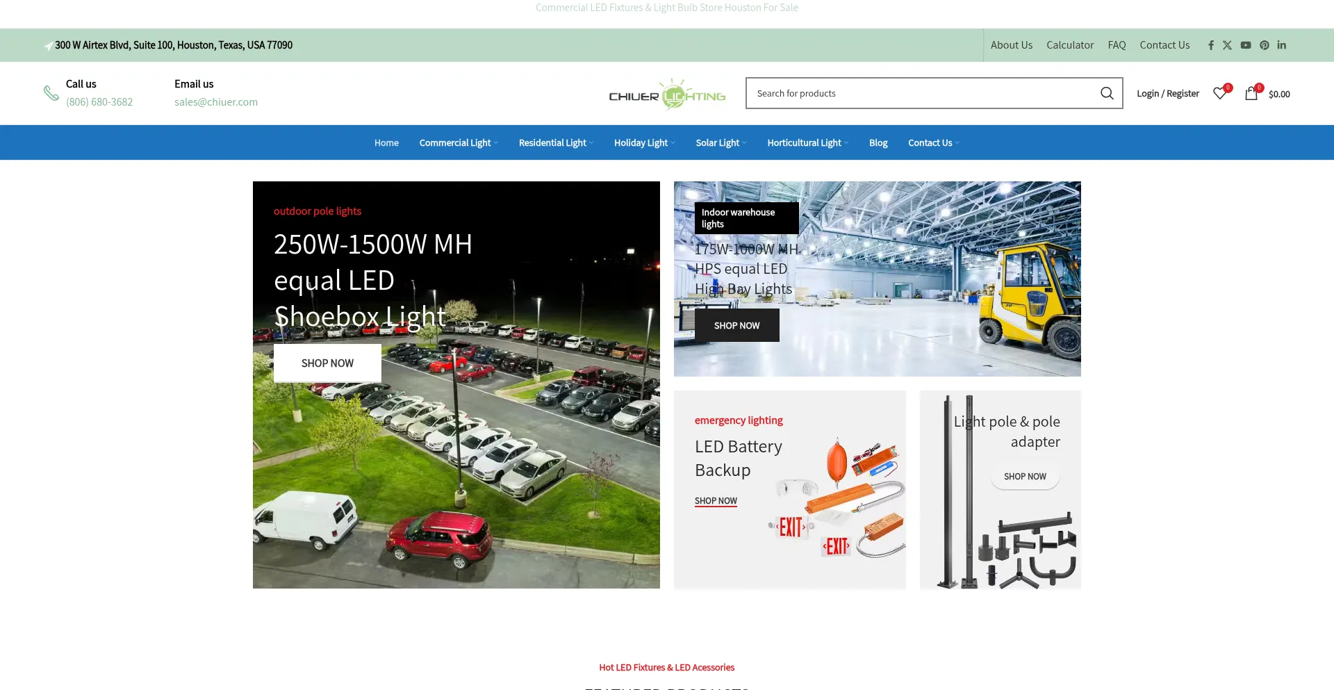 Website screenshot of Chiuer.com
