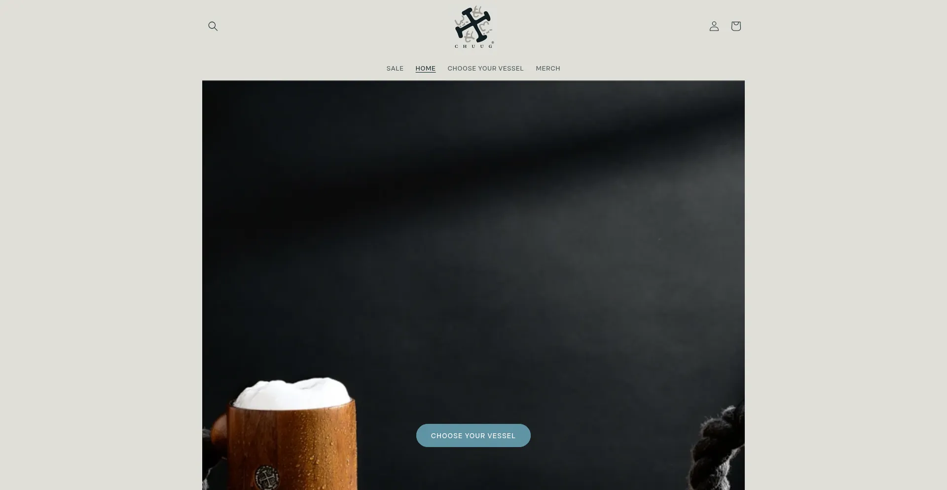 Website screenshot of Chuug.com