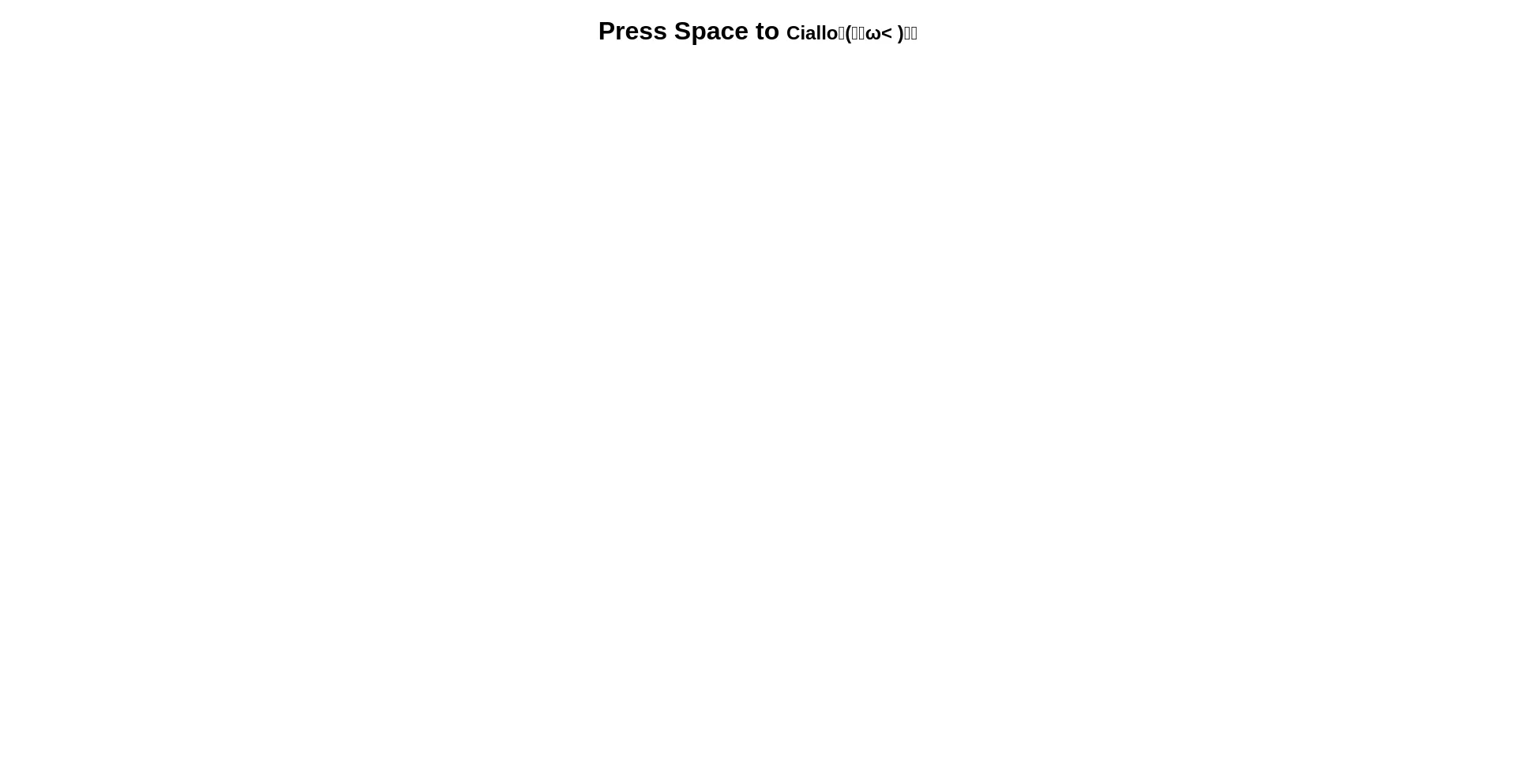 Website screenshot of Ciallo.cc