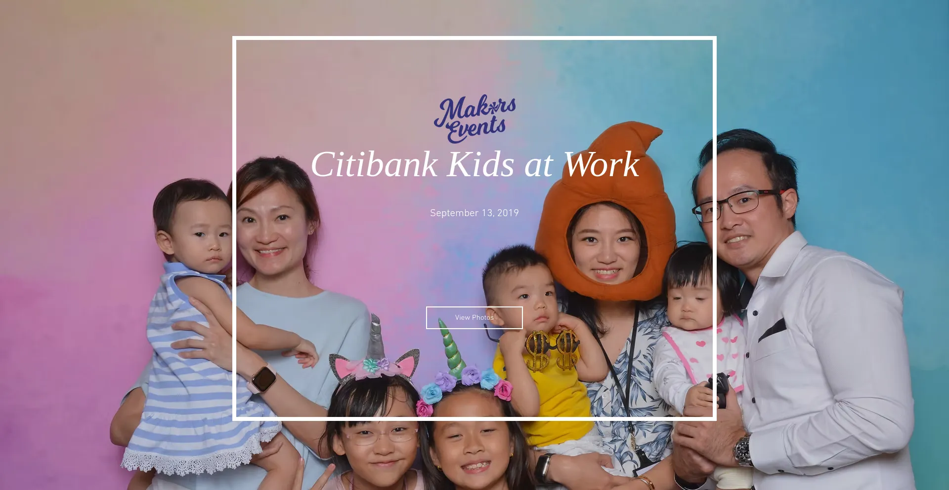 Website screenshot of Citibankkidsatwork.makorsevents.com