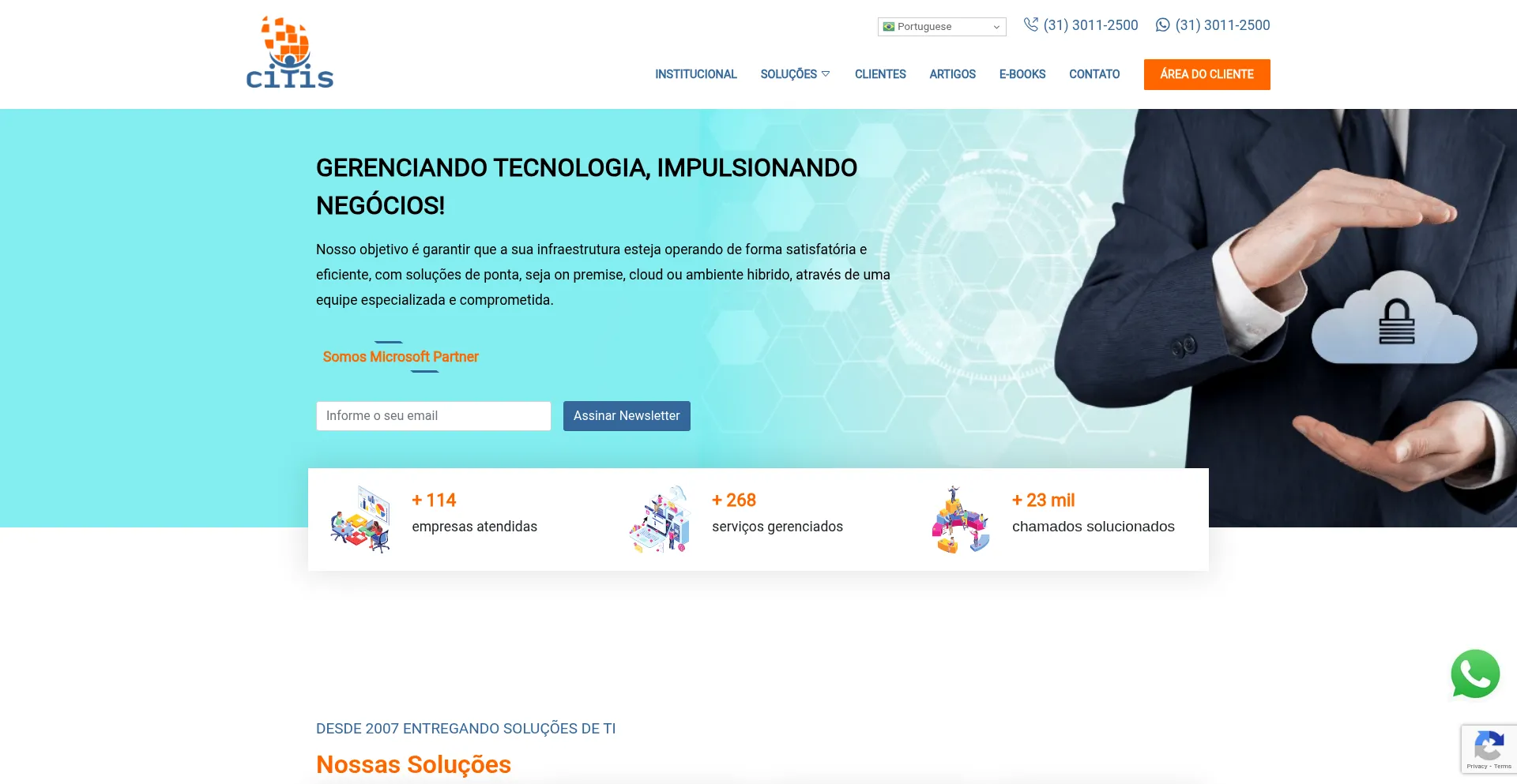 Website screenshot of Citis.com.br