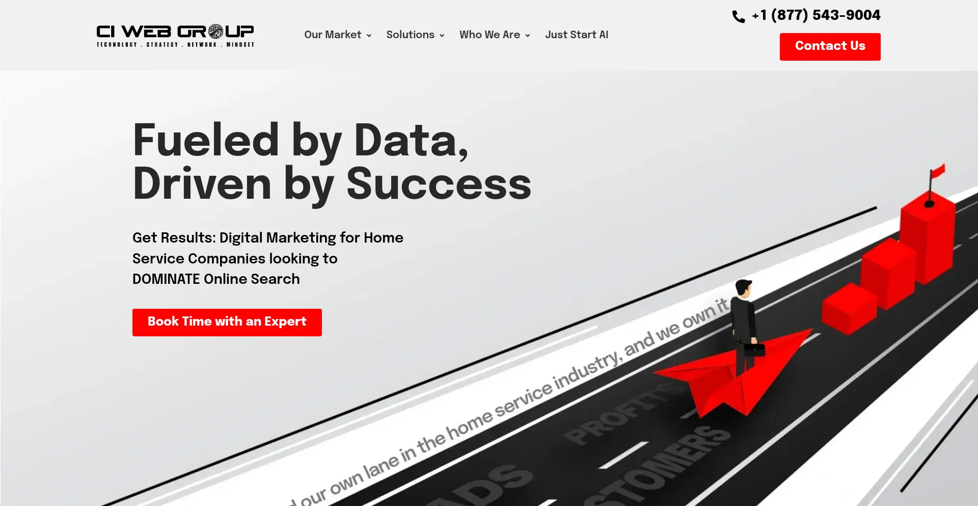 Website screenshot of Ciwebgroup.com
