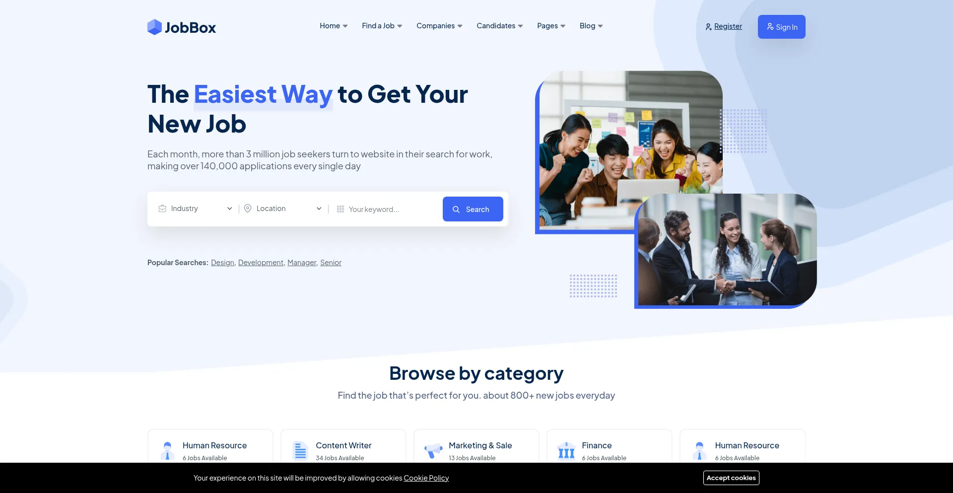 Cjonlinejobs.com Screenshot