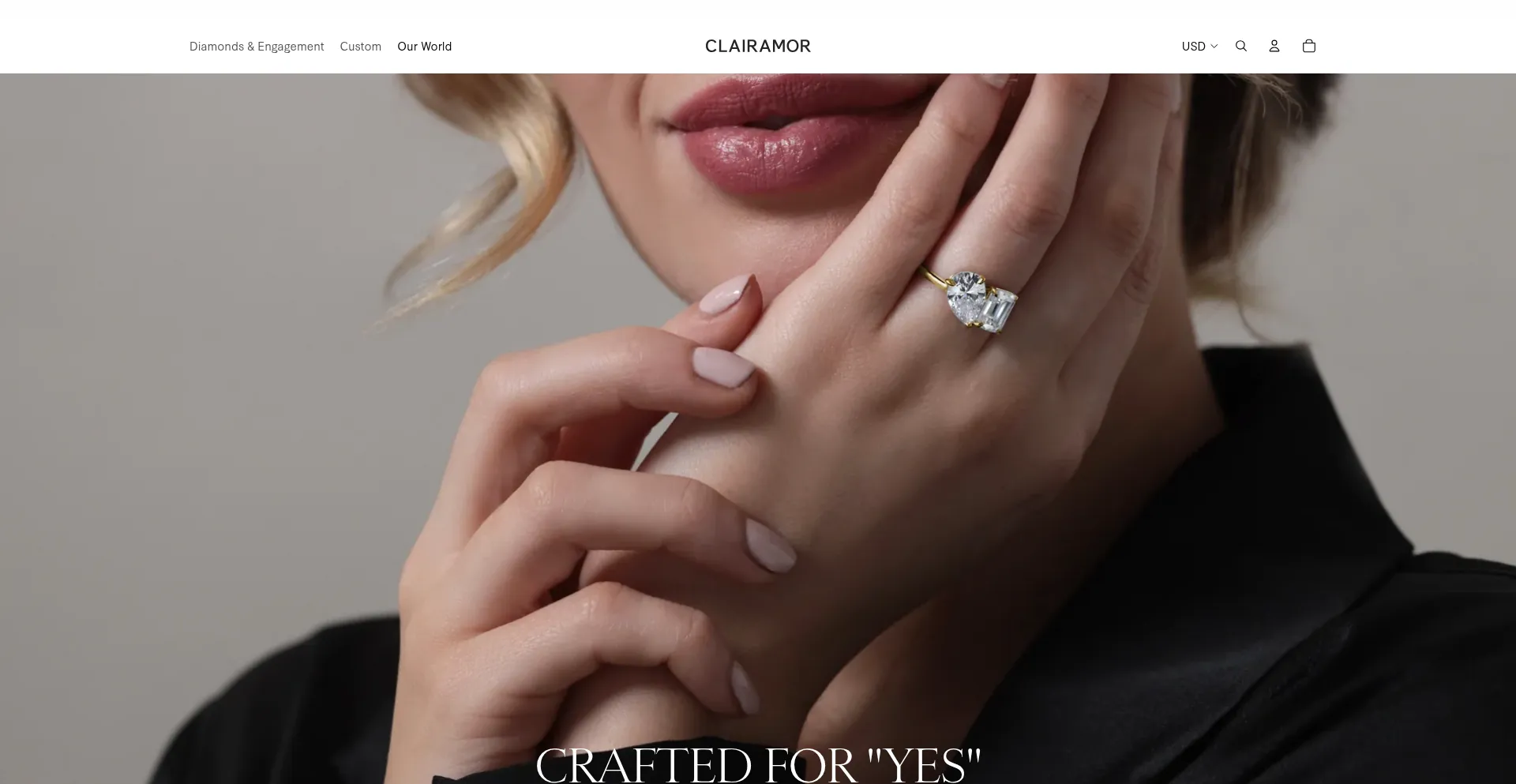 Clairamor.com Screenshot